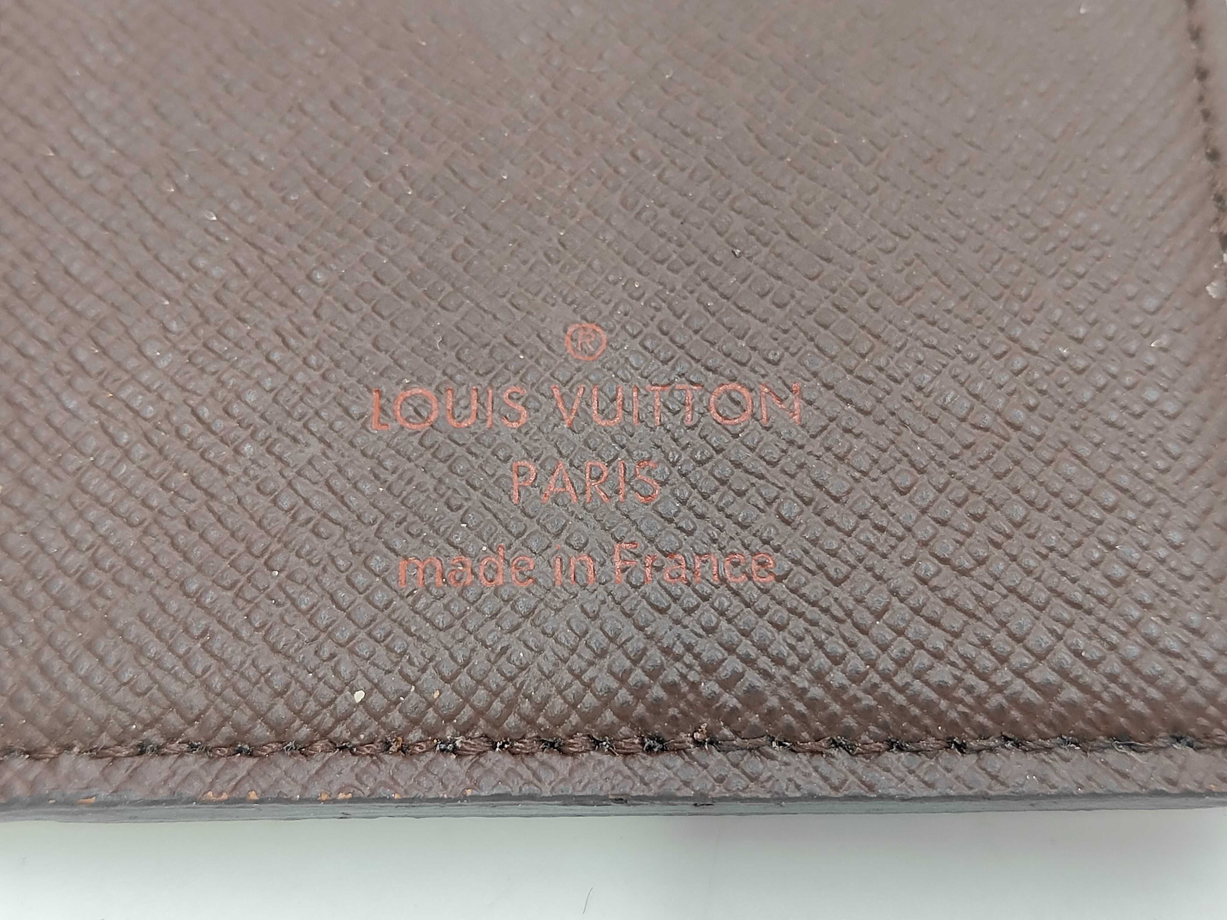 Damier Organizer de Poche Card Case with Initials — view 9