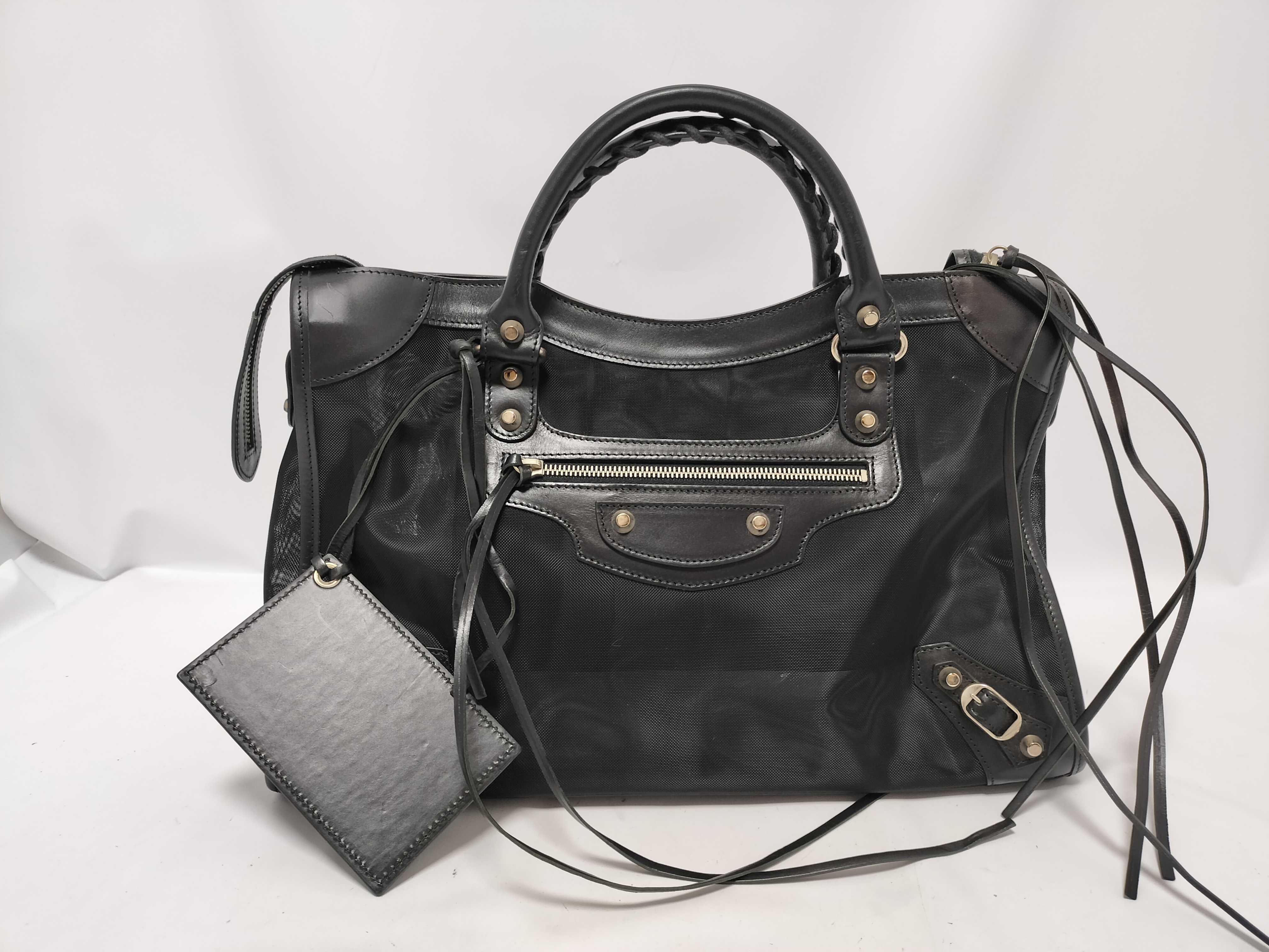 HK-115748 528147 The City Black 2WAY Handbag