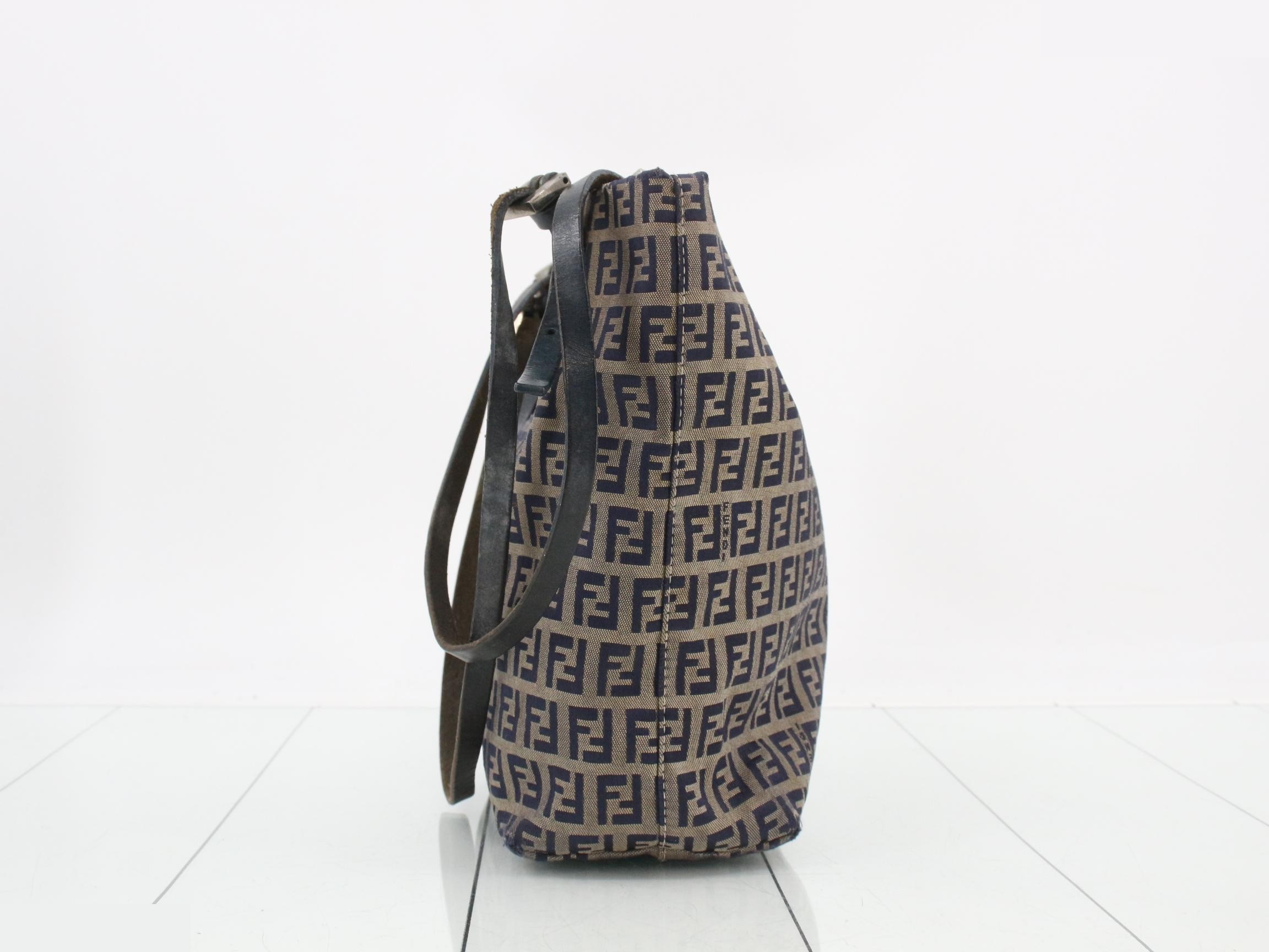 Canvas Zucchino Tote Bag, Blue — view 4