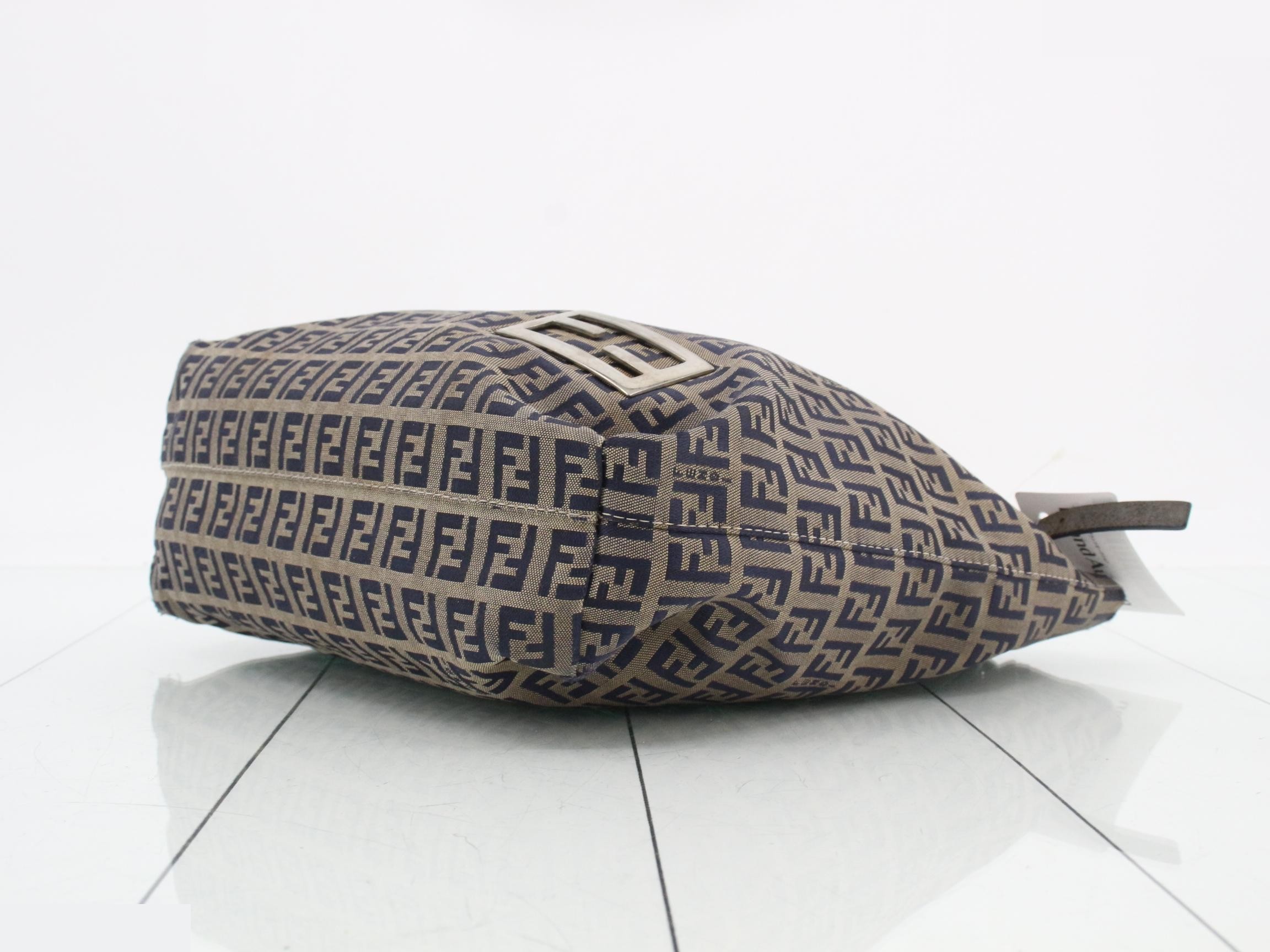 Canvas Zucchino Tote Bag, Blue — view 6