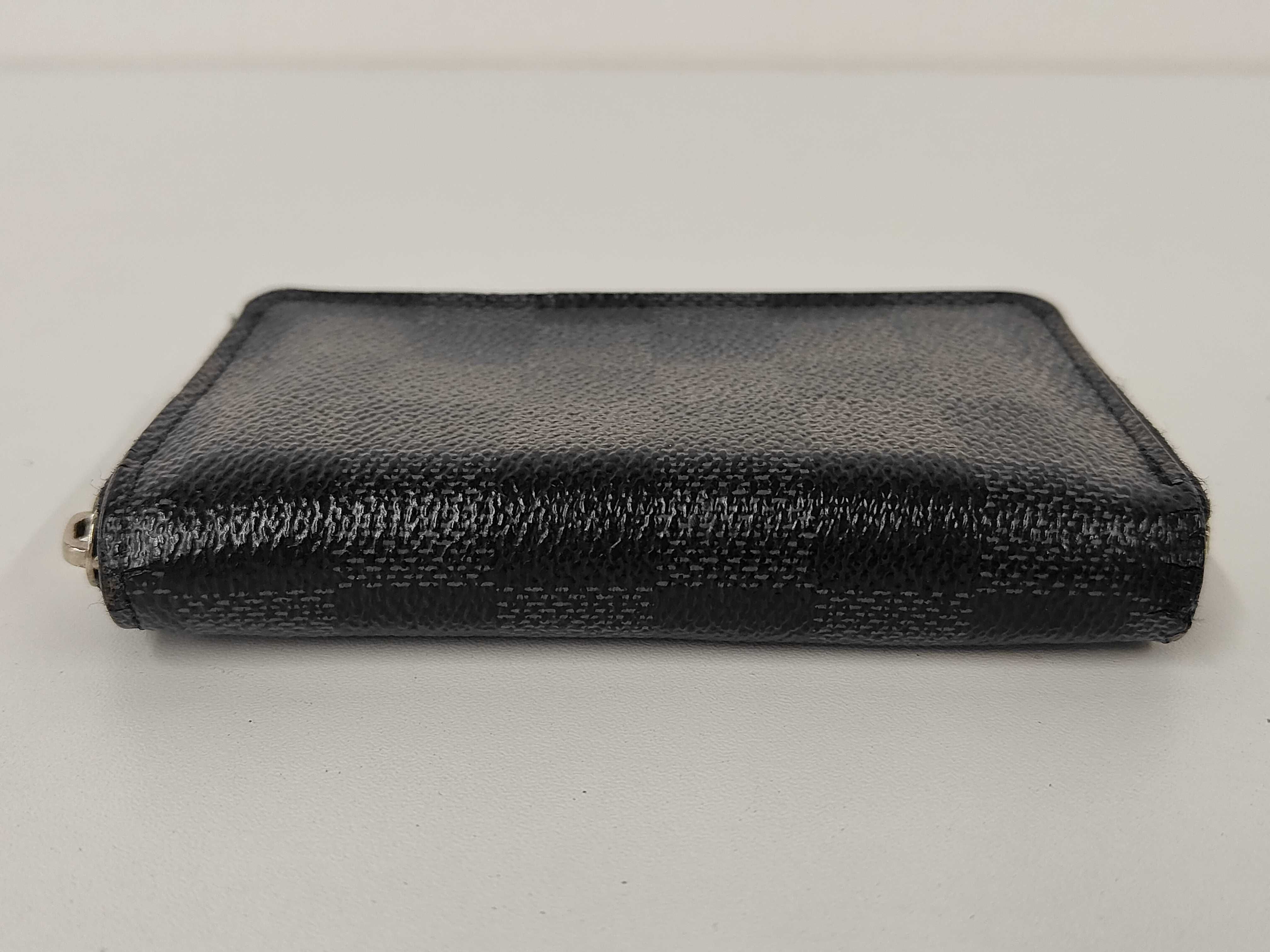 Damier Graphite Round Card Case Wallet — view 3