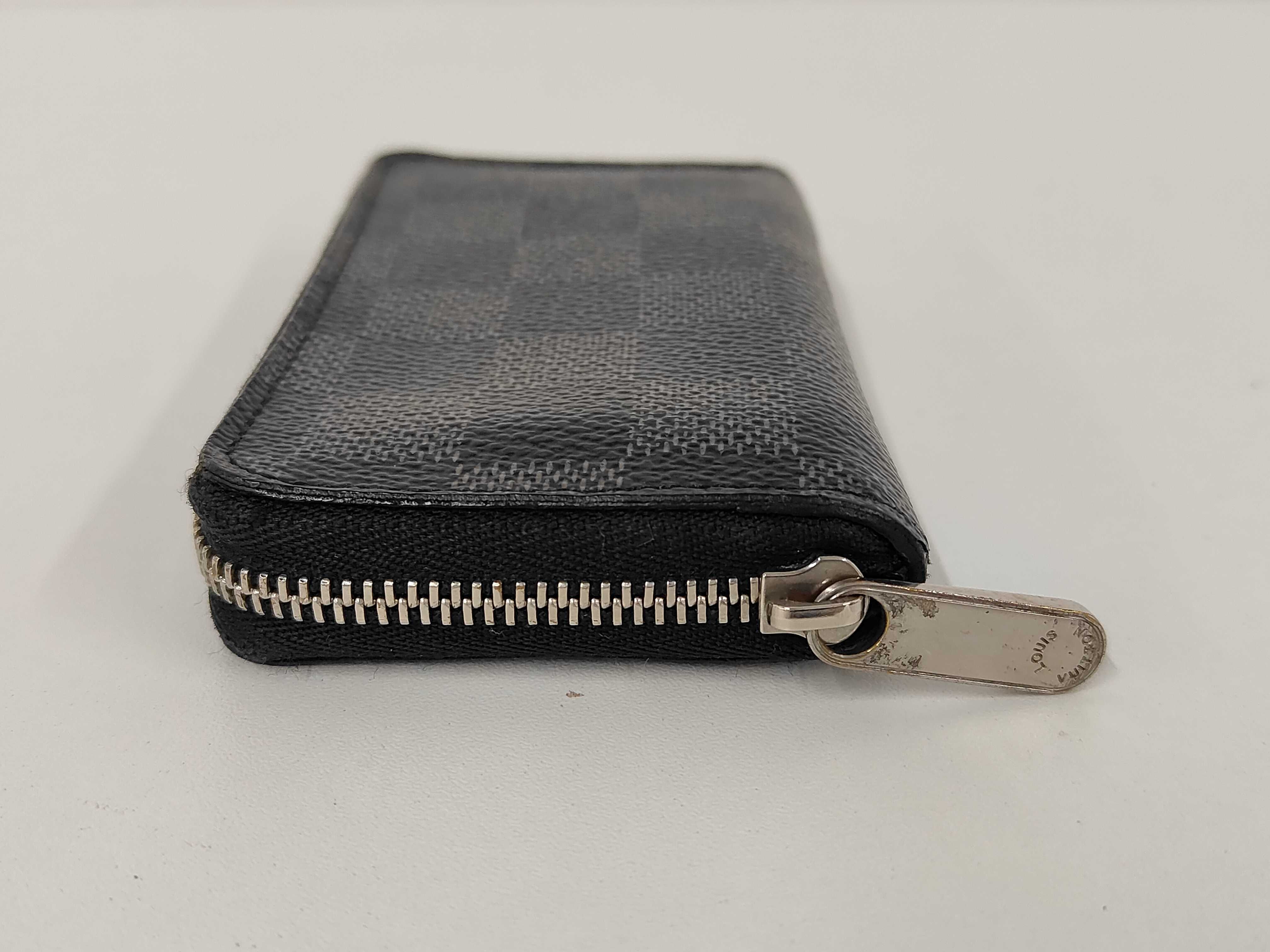 Damier Graphite Round Card Case Wallet — view 7