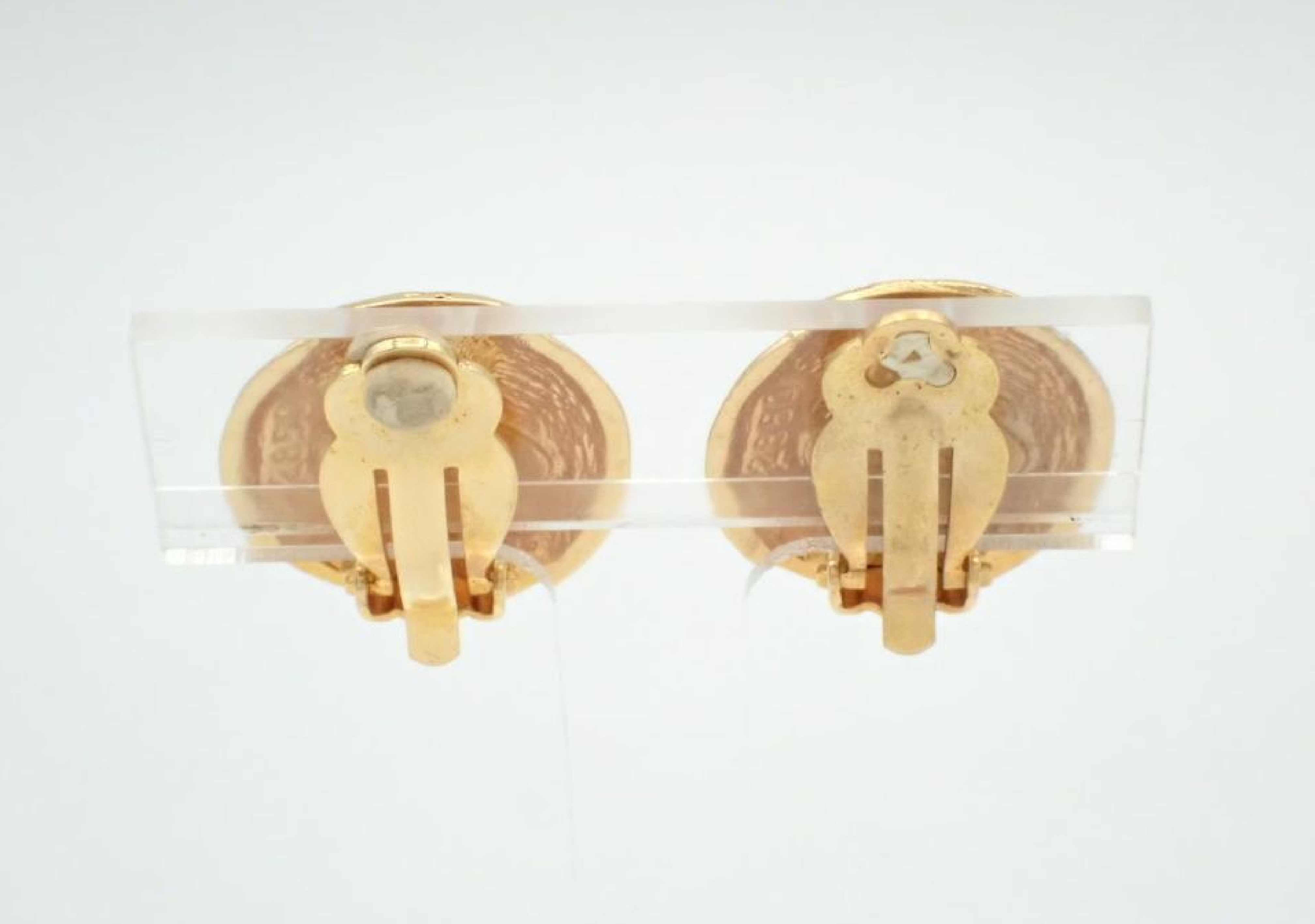 Coco Mark Earrings (with markings) 29 Gold Earrings — view 2