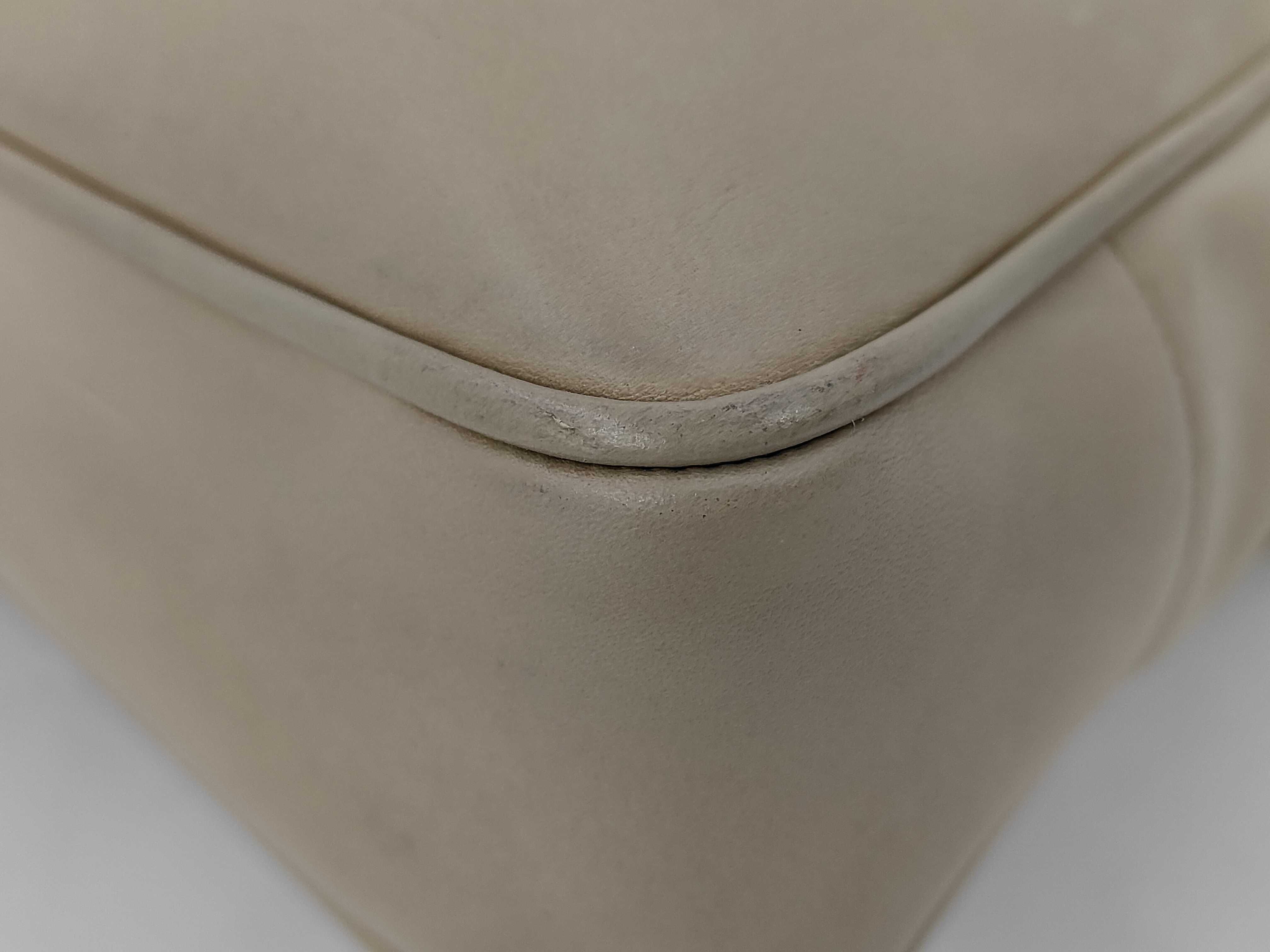 Large Coco Studded Tote Shoulder Bag (Beige) — view 3