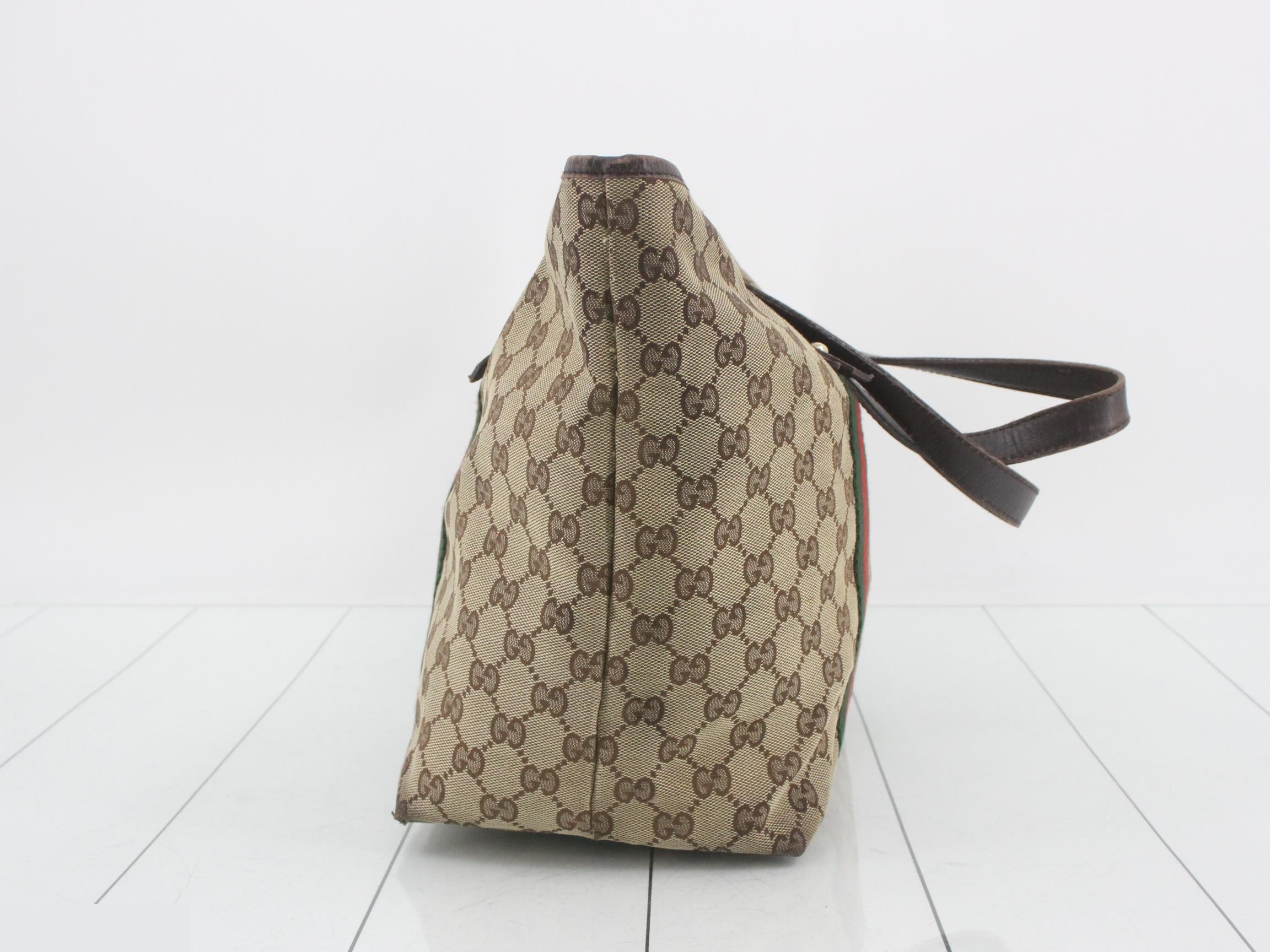 GG Canvas Sherry Line Charm Tote Bag — view 3