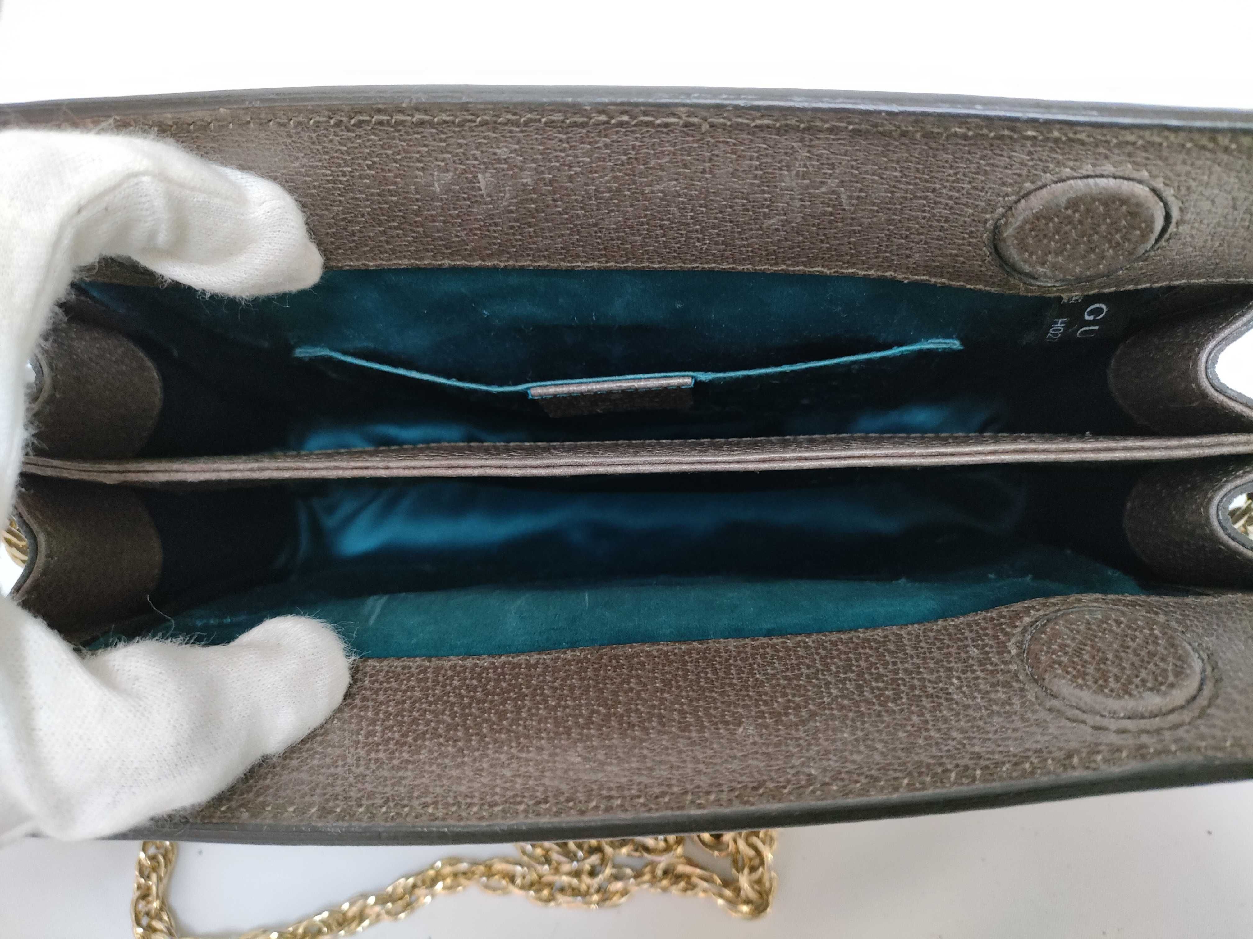 GG Supreme Ophidia PVC Chain Shoulder Bag — view 11