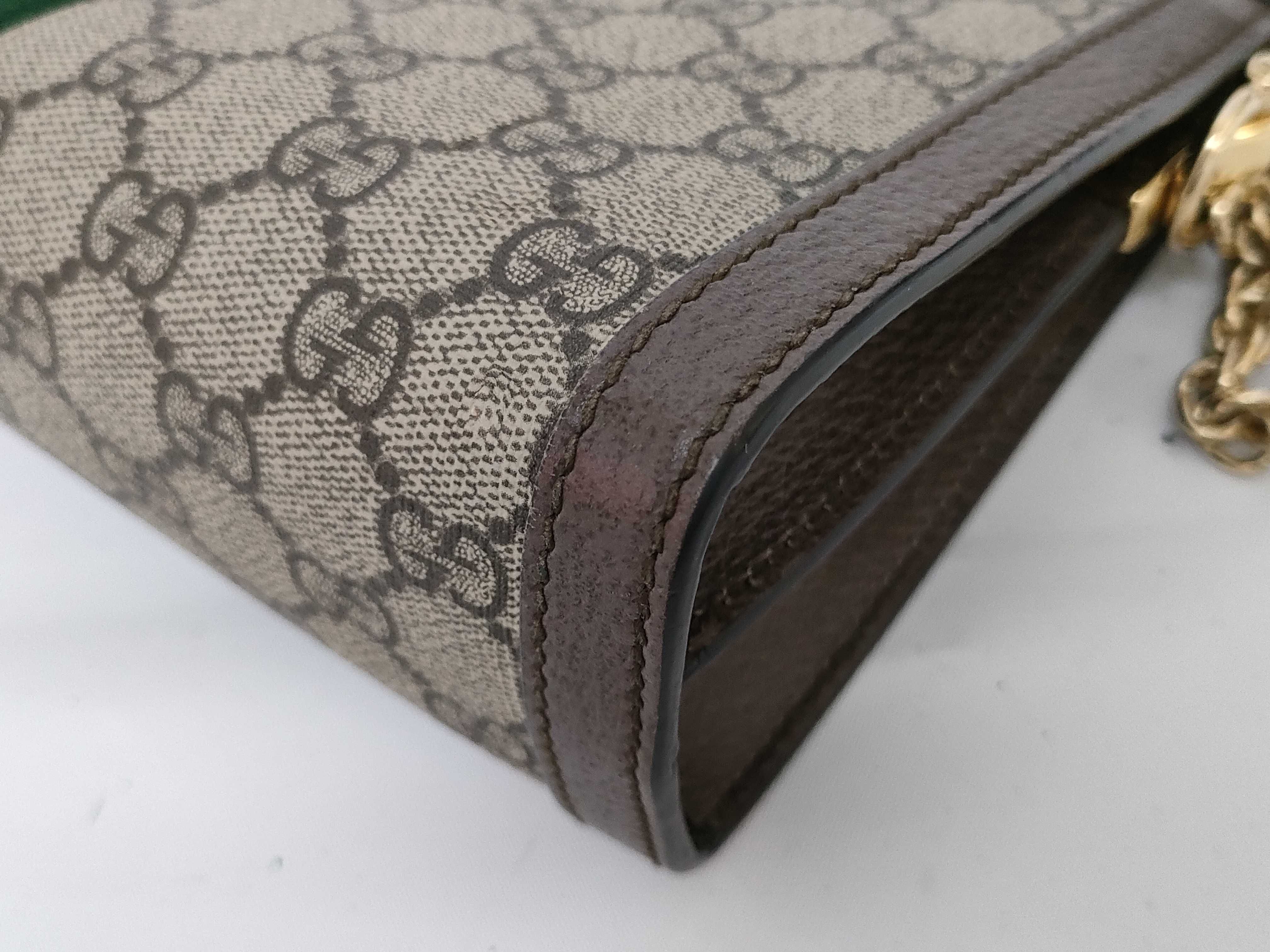 GG Supreme Ophidia PVC Chain Shoulder Bag — view 4