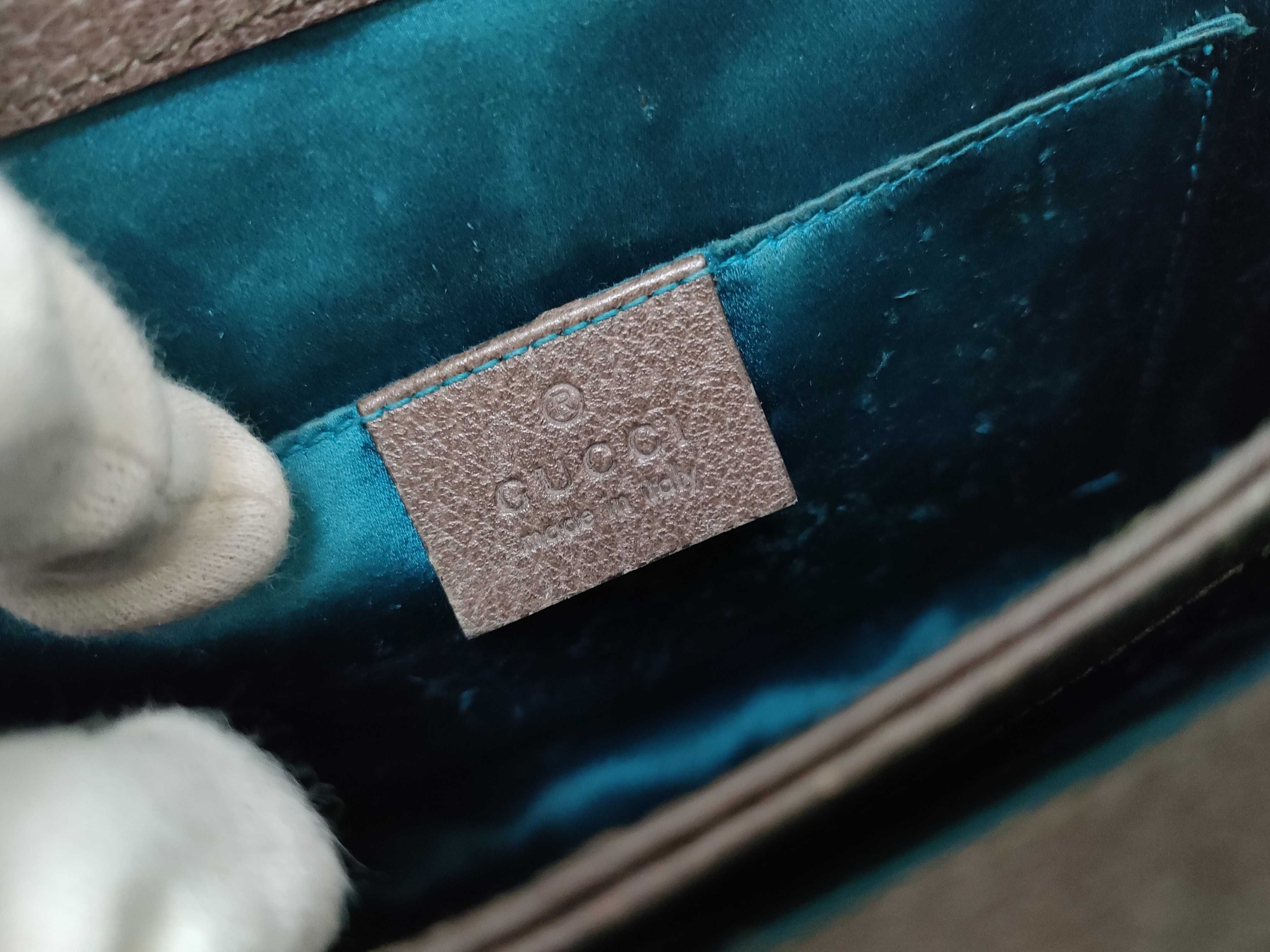 GG Supreme Ophidia PVC Chain Shoulder Bag — view 9