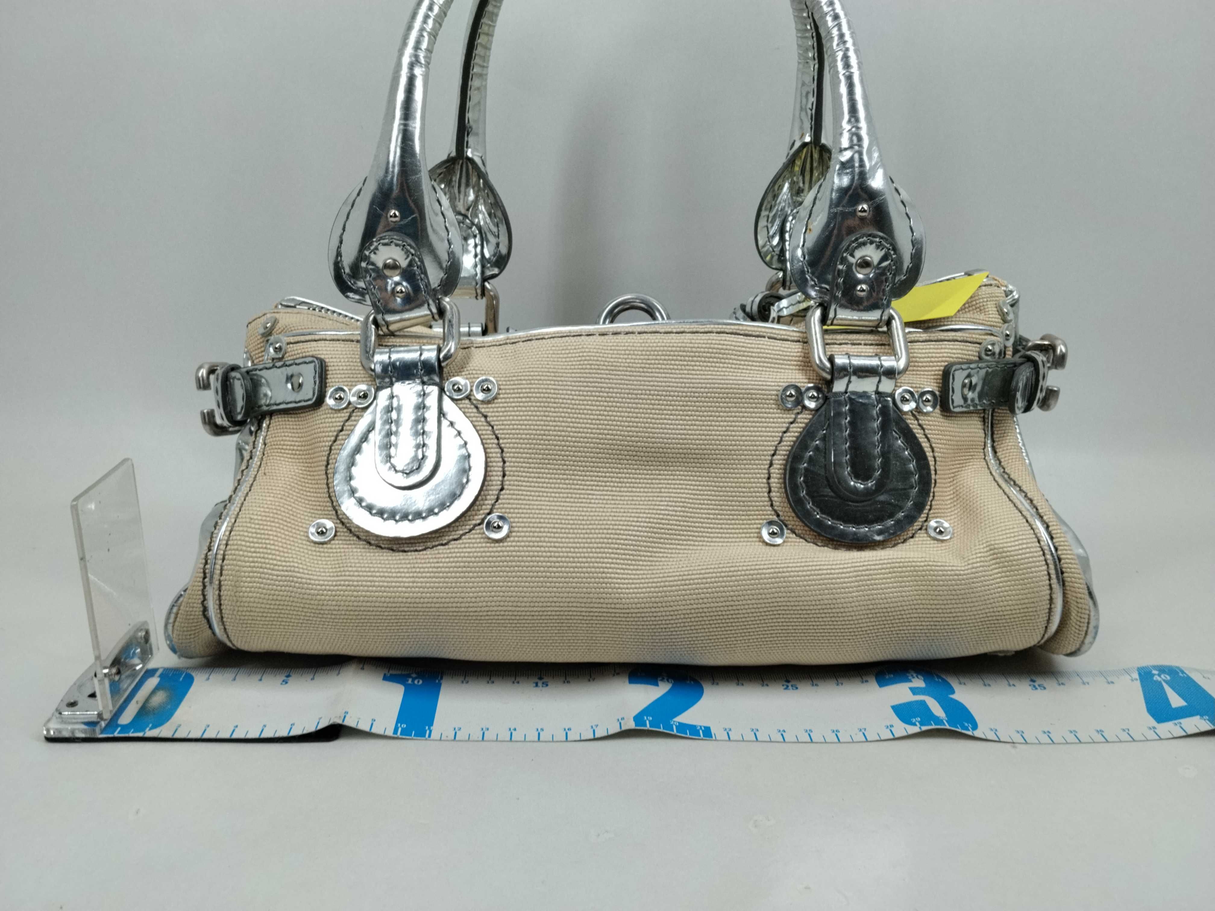 canvas/leather handbag — view 2