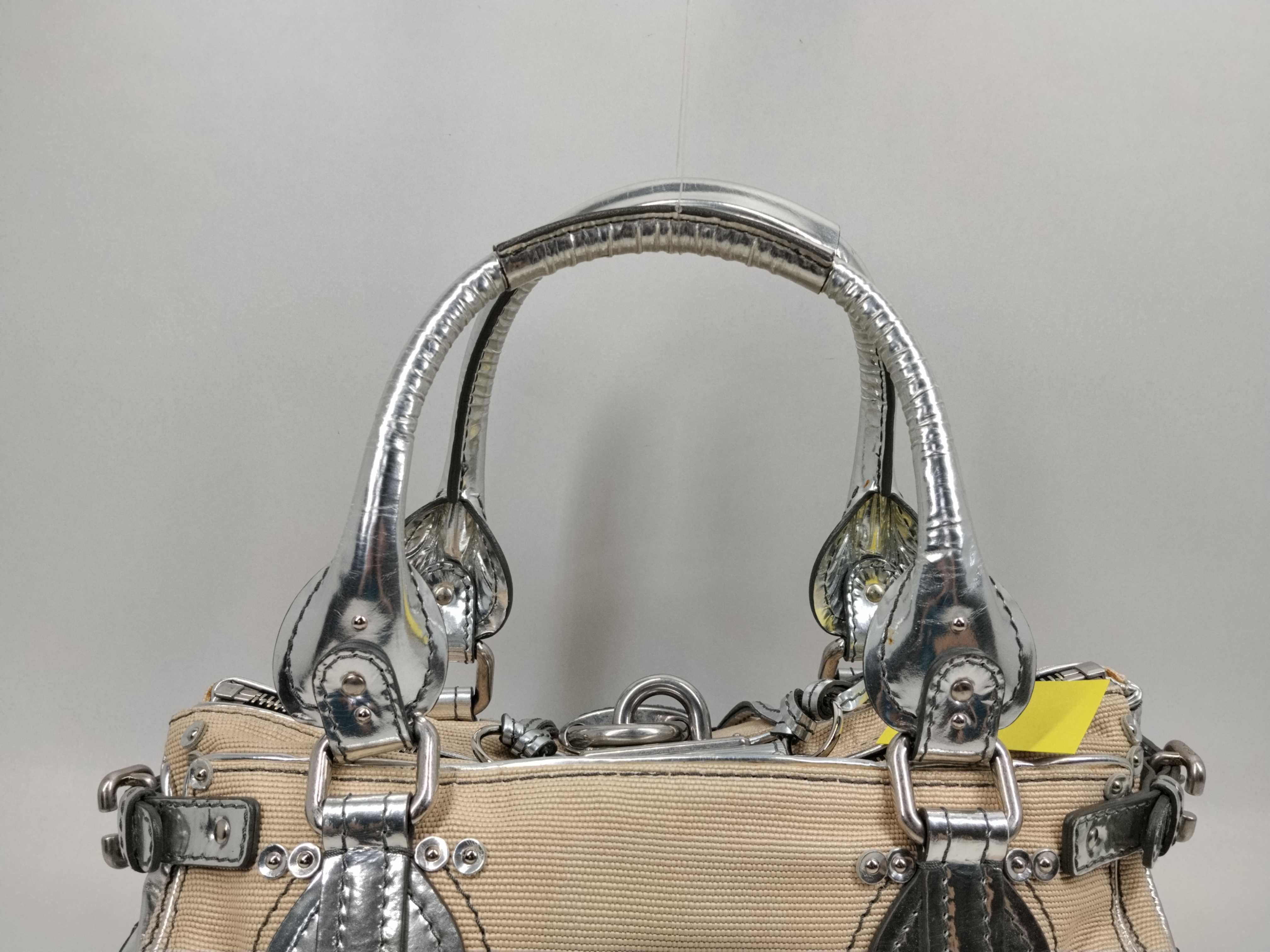 canvas/leather handbag — view 4