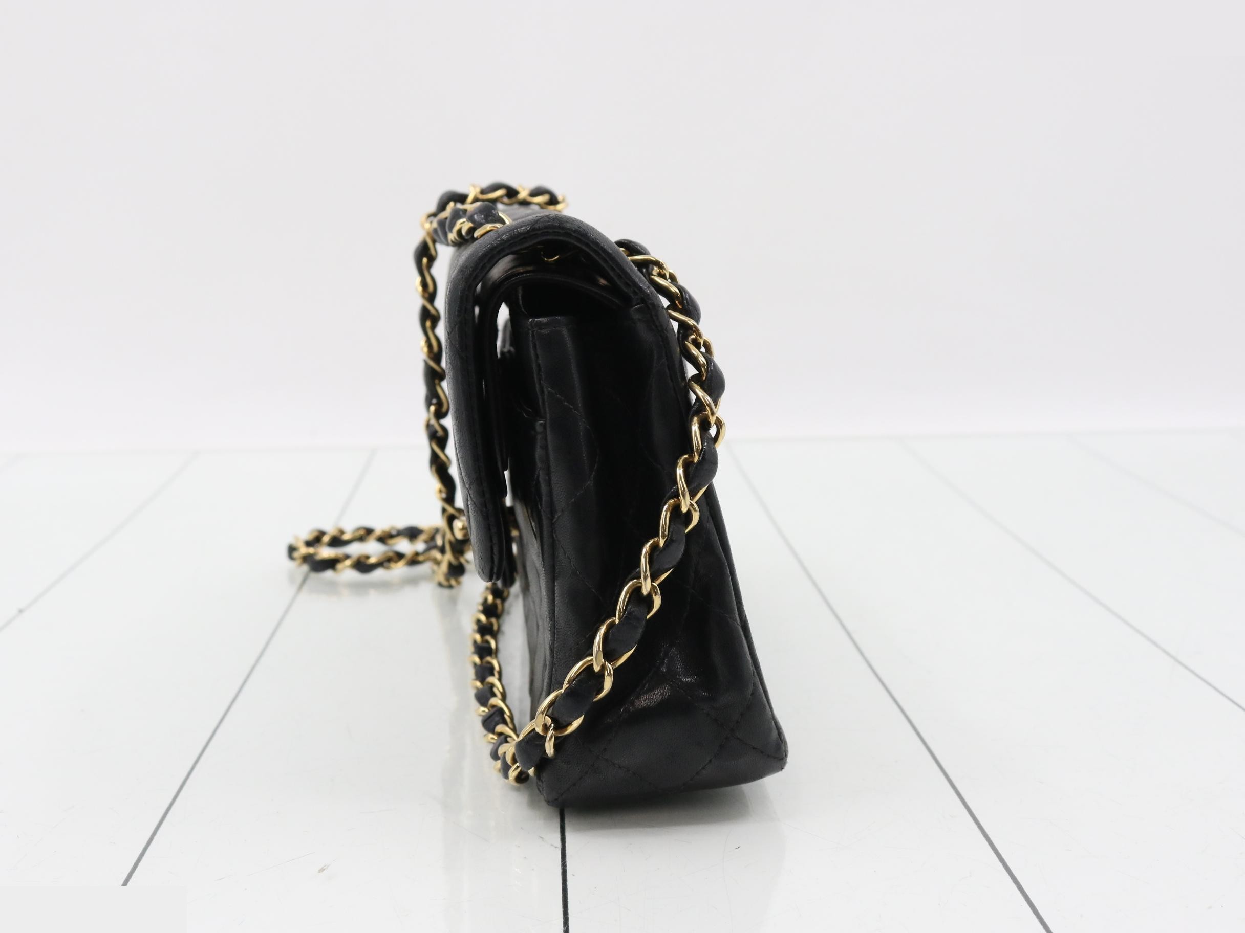 Matelassé 23 Double Flap Lambskin Chain Shoulder Bag, Series 7 — view 3
