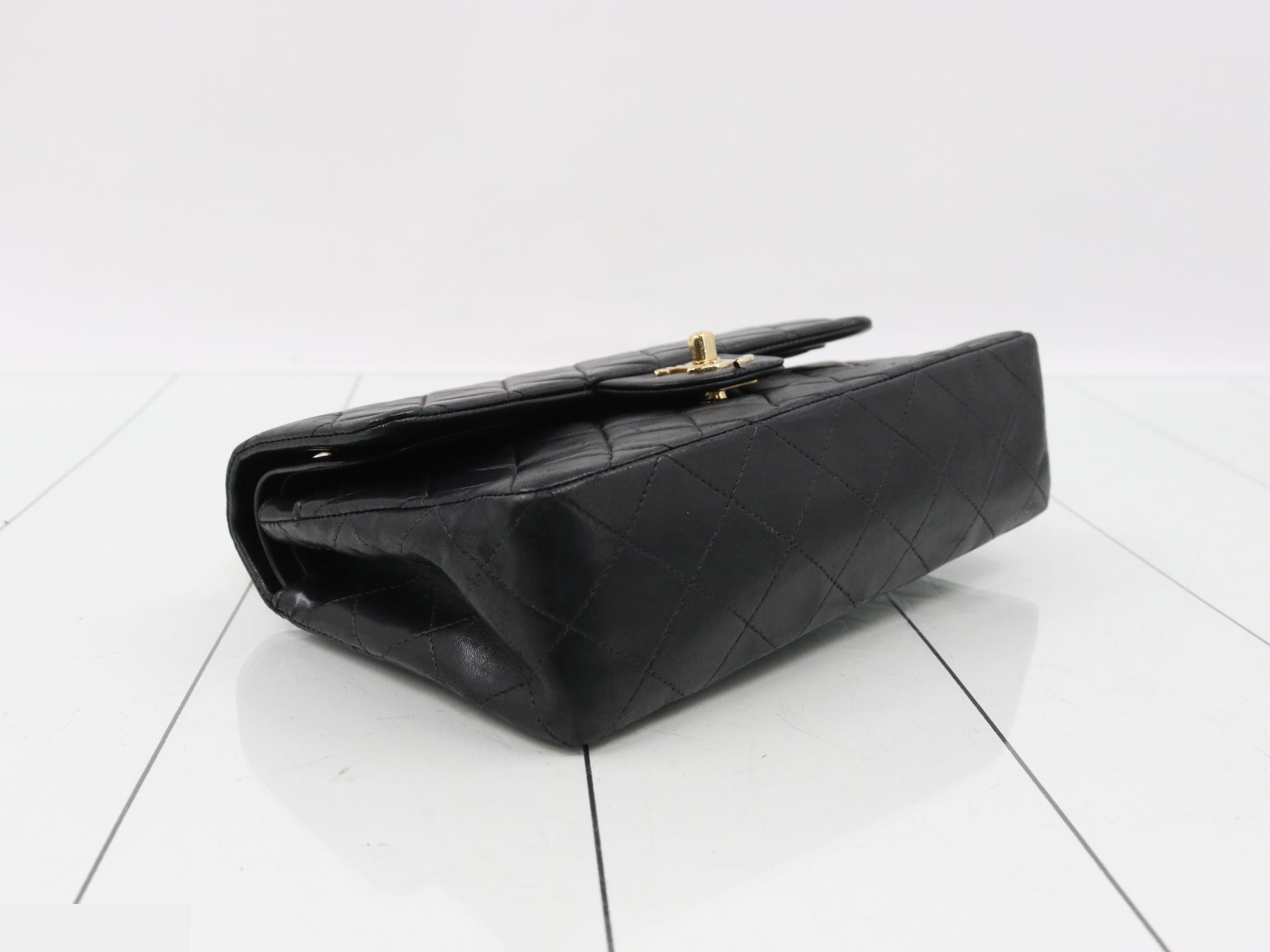 Matelassé 23 Double Flap Lambskin Chain Shoulder Bag, Series 7 — view 5