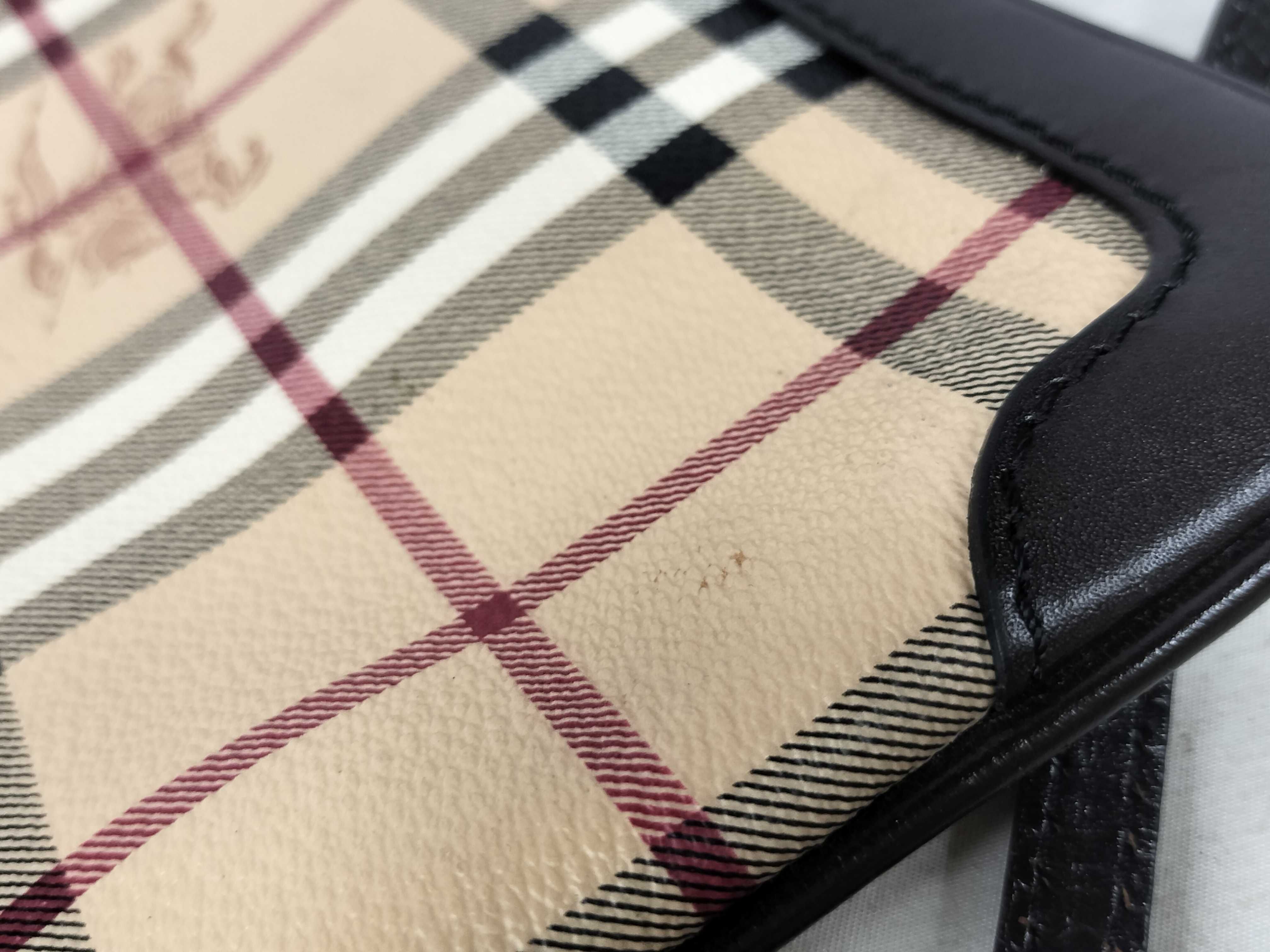 Shoulder Bag, Checkered Pattern, Beige Shoulder Bag — view 14