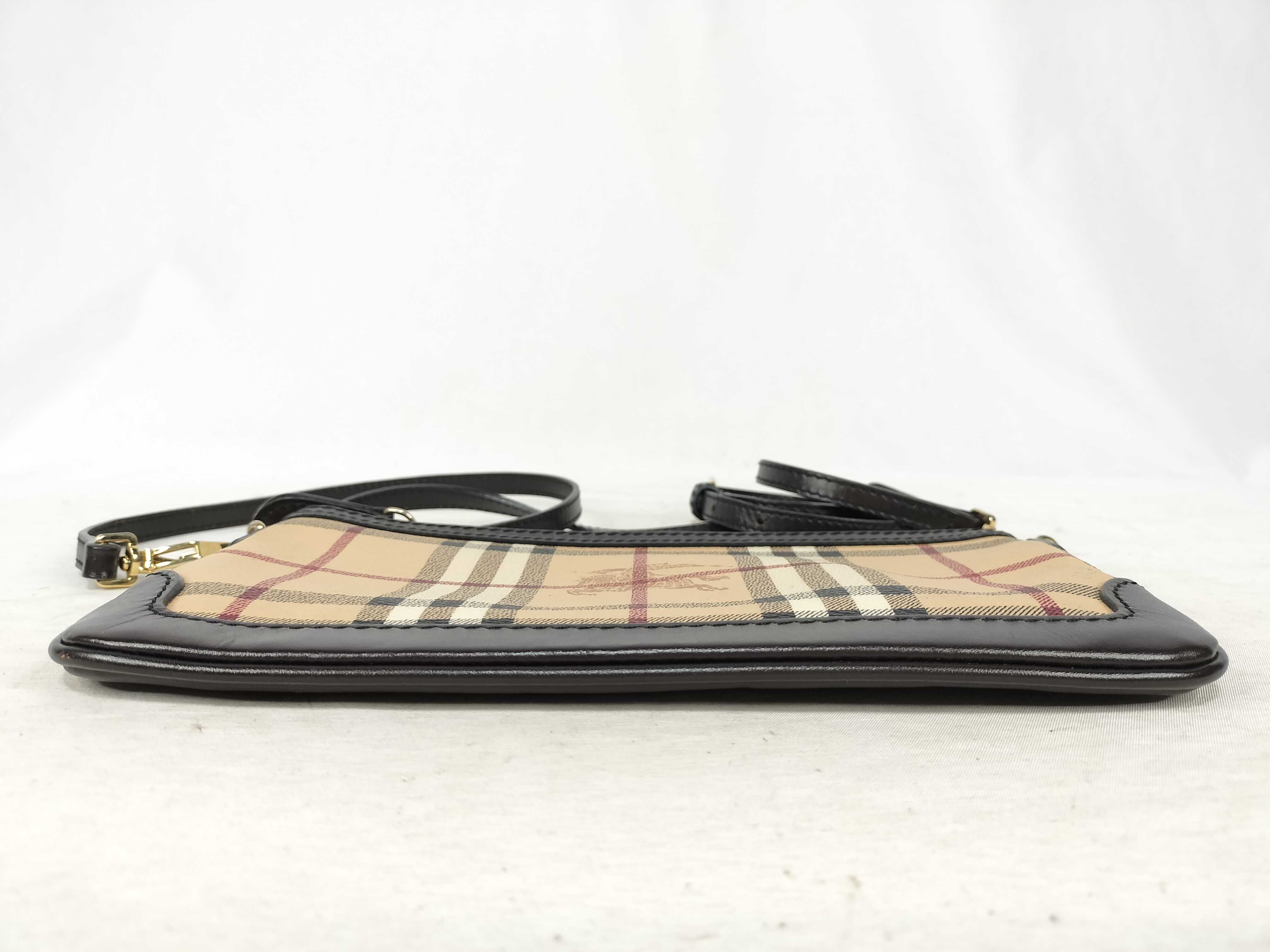 Shoulder Bag, Checkered Pattern, Beige Shoulder Bag — view 8