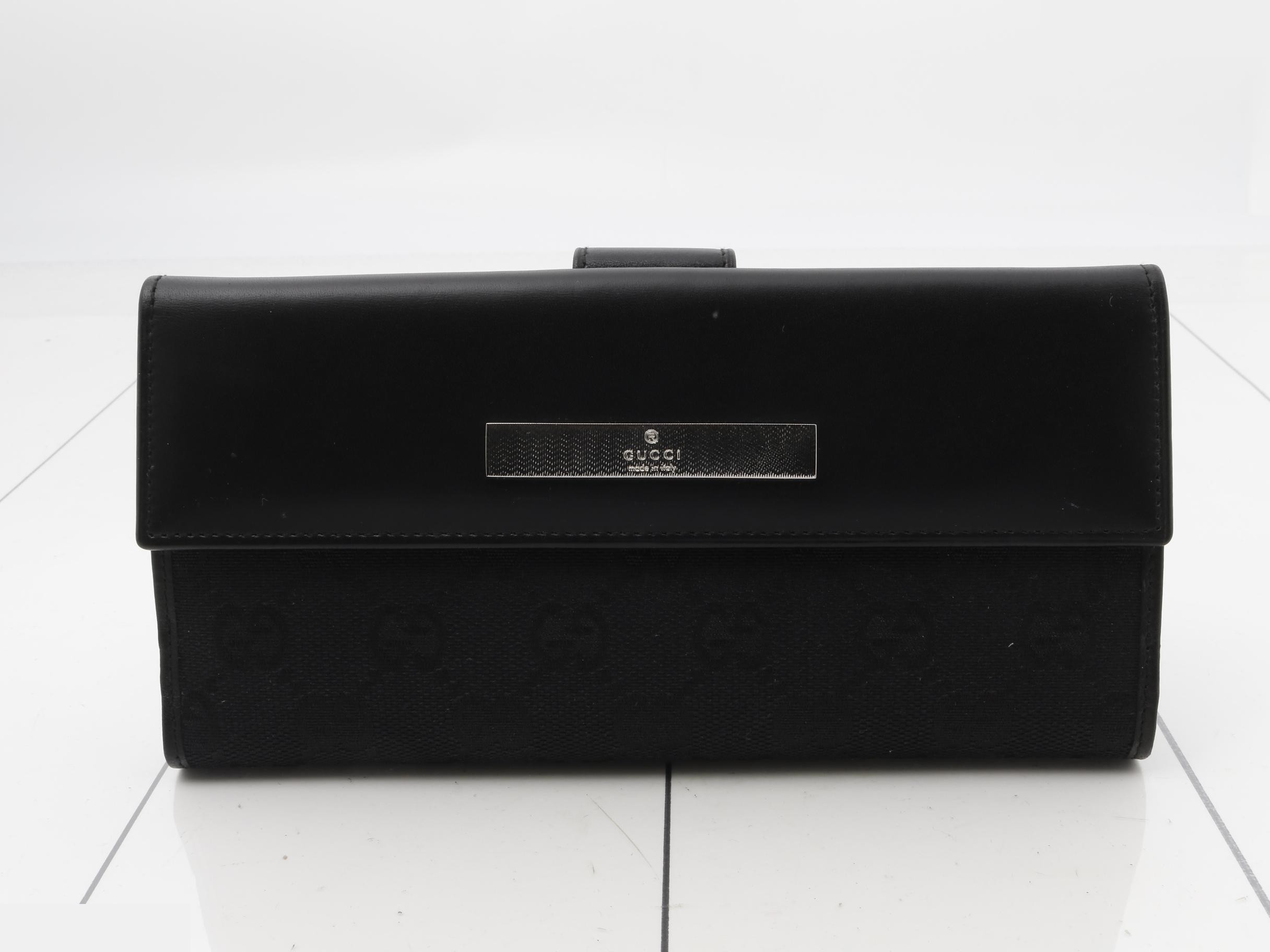 GG Canvas Long Wallet
