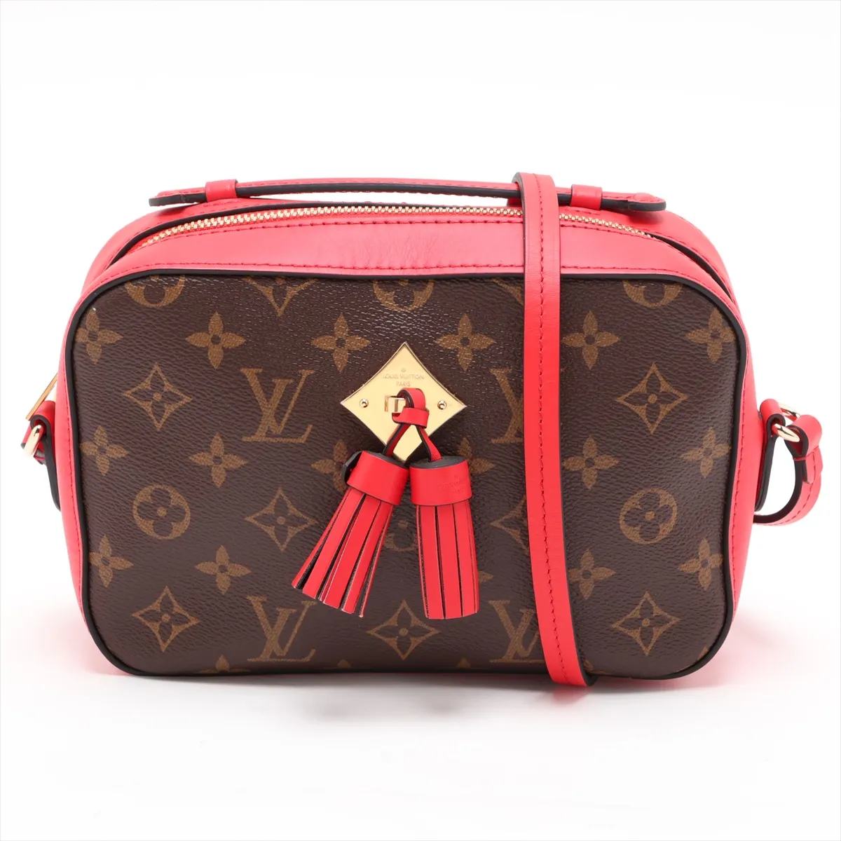 Monogram Saint-Onge M43556 CA2188 Brown x Red (RFID detected)