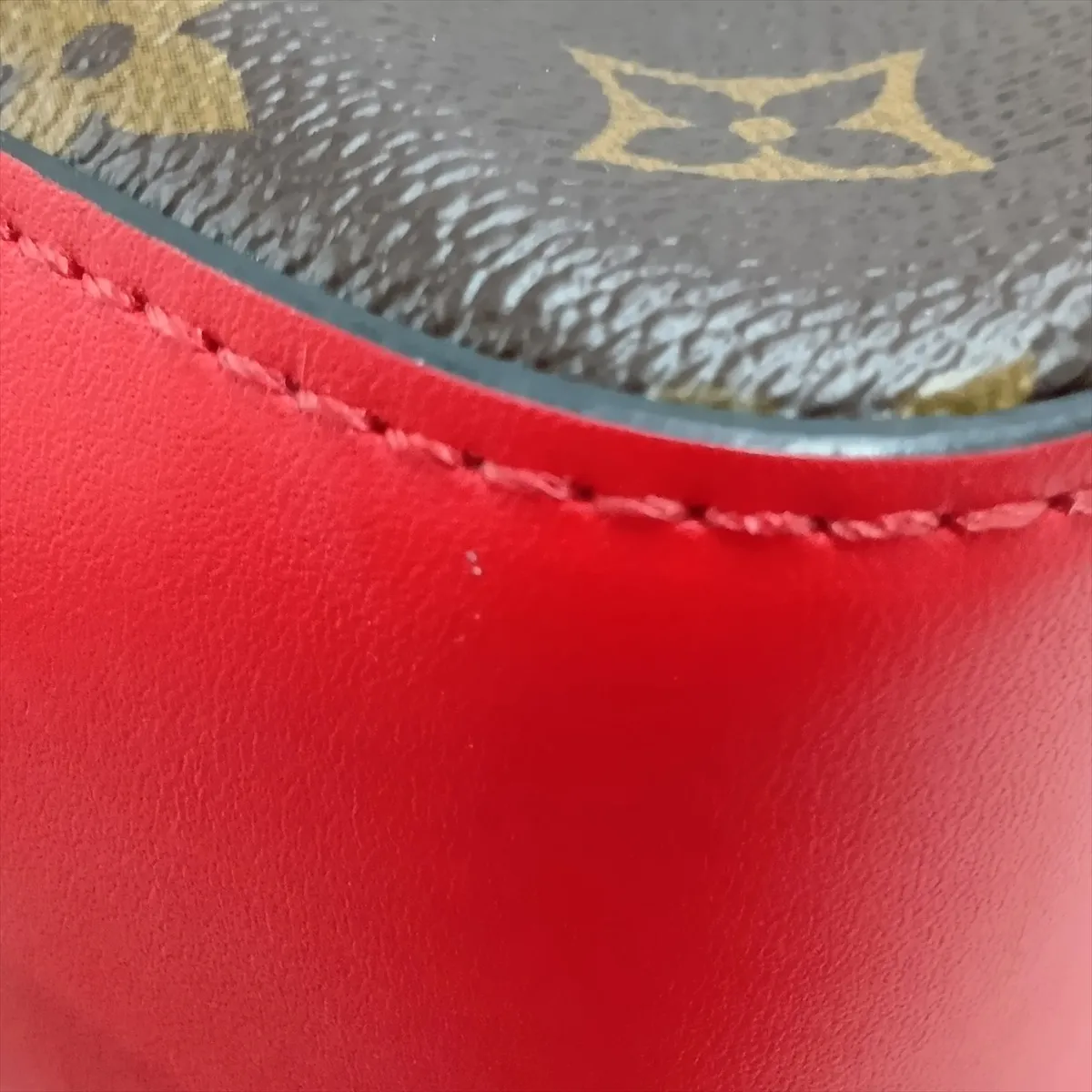 Monogram Saint-Onge M43556 CA2188 Brown x Red (RFID detected) — view 11