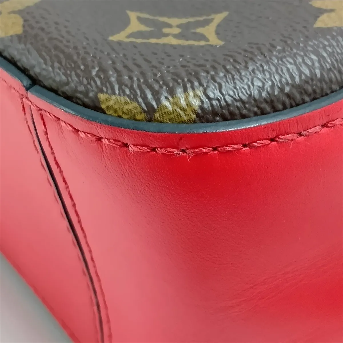 Monogram Saint-Onge M43556 CA2188 Brown x Red (RFID detected) — view 12