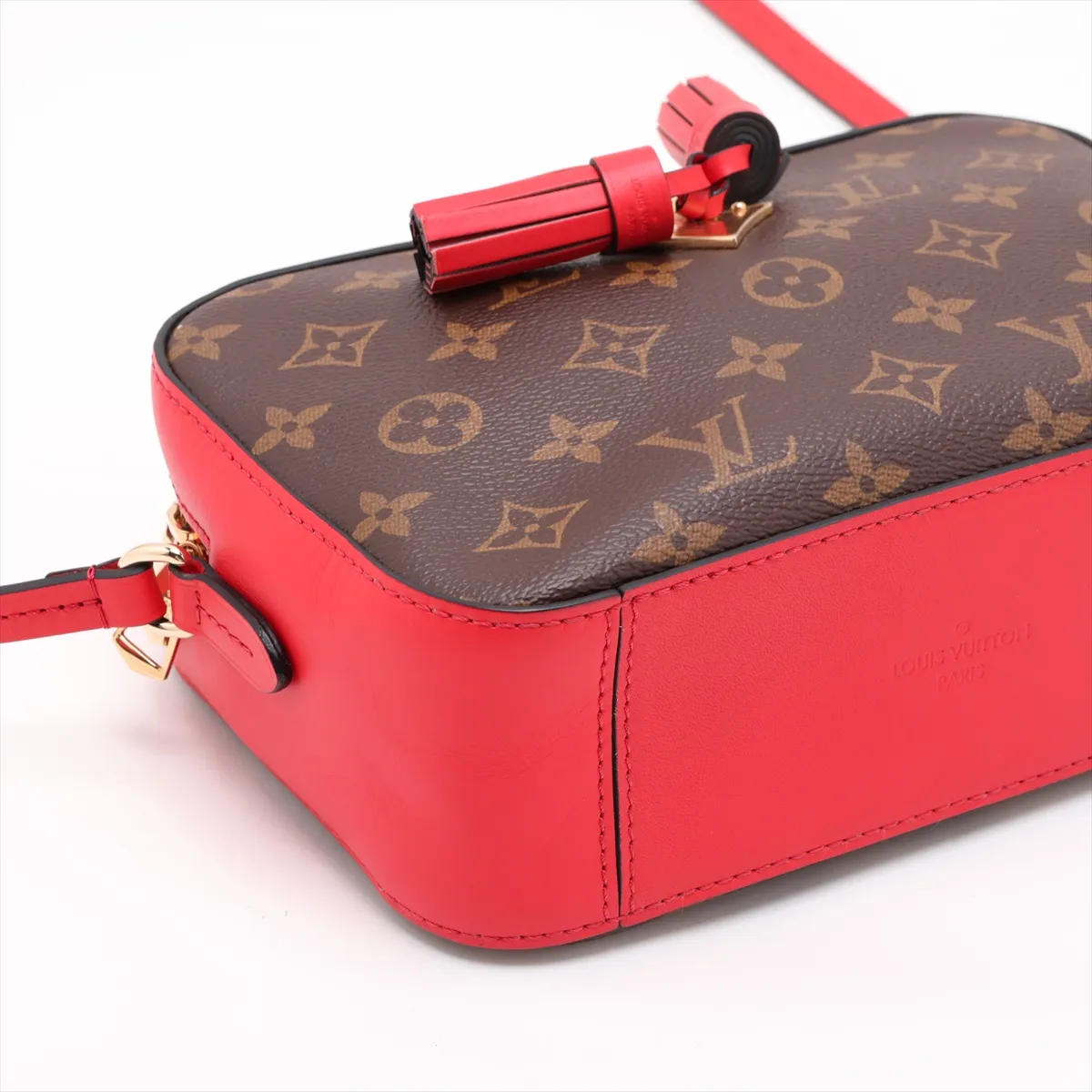 Monogram Saint-Onge M43556 CA2188 Brown x Red (RFID detected) — view 4