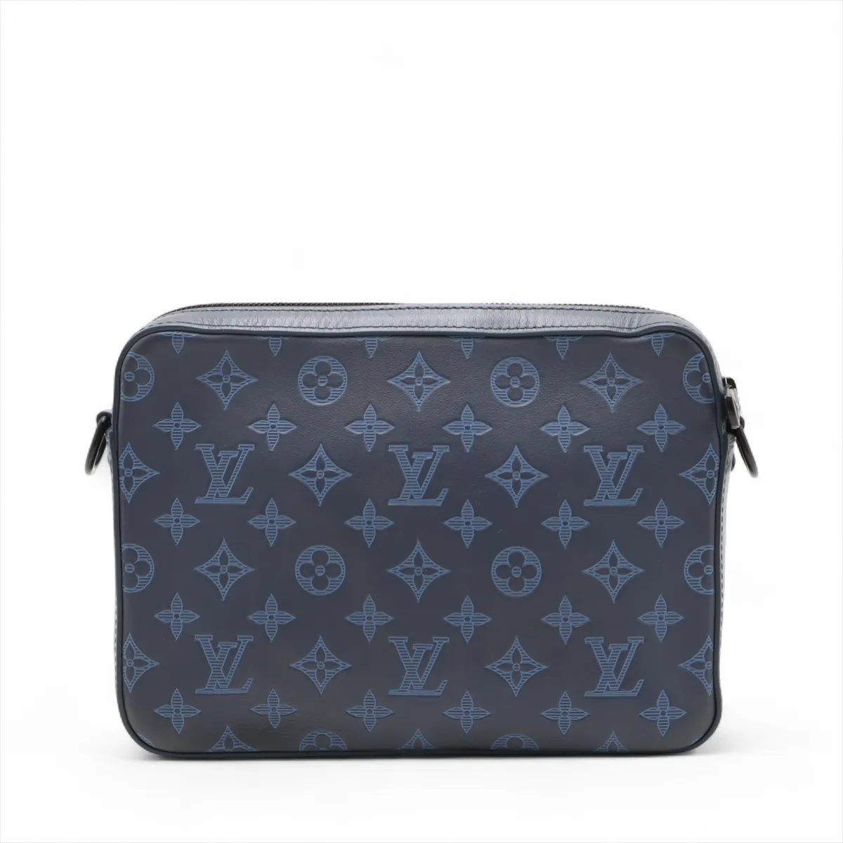 Monogram Shadow Duo Messenger M45730 Navy (RFID detected) — view 2