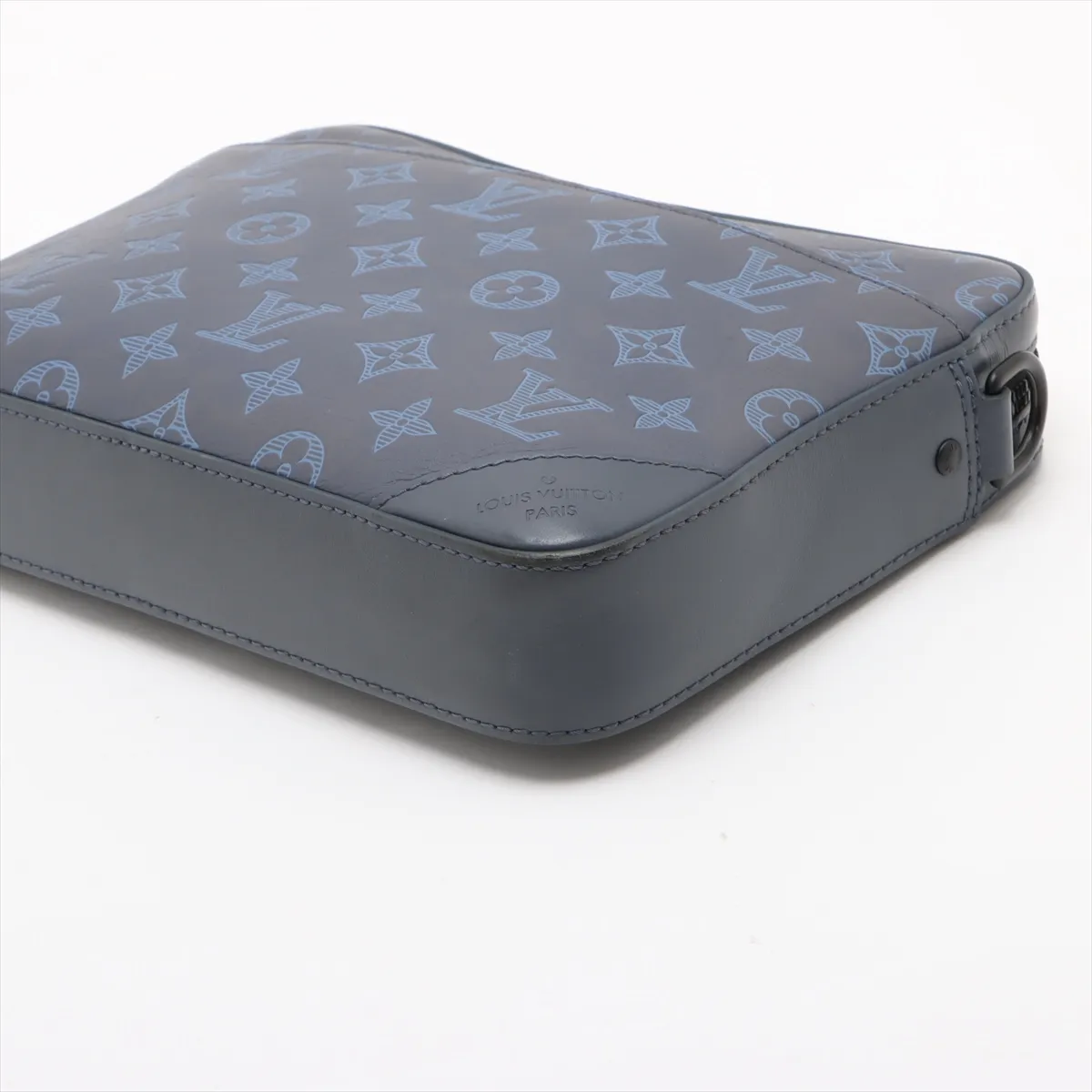 Monogram Shadow Duo Messenger M45730 Navy (RFID detected) — view 3