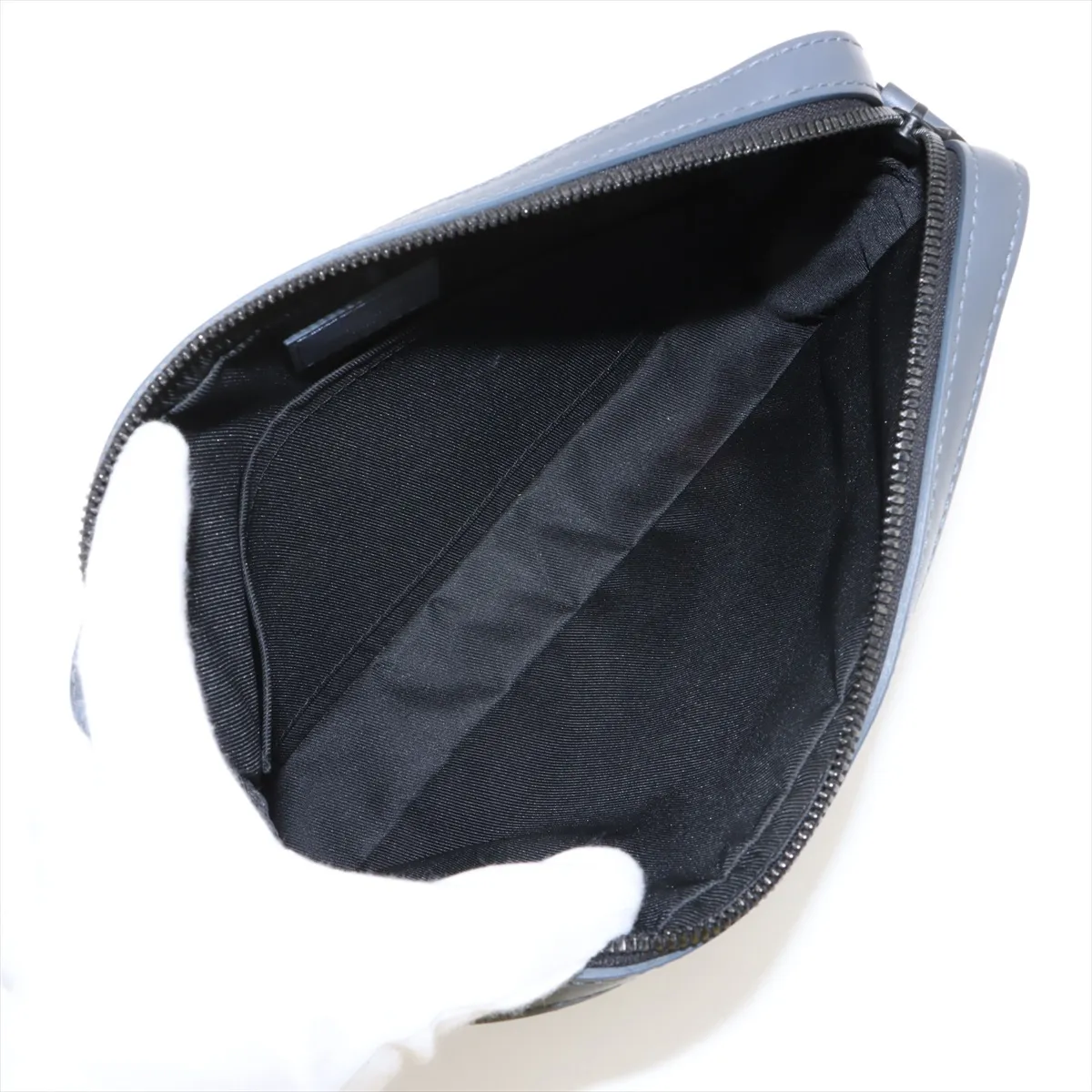 Monogram Shadow Duo Messenger M45730 Navy (RFID detected) — view 6