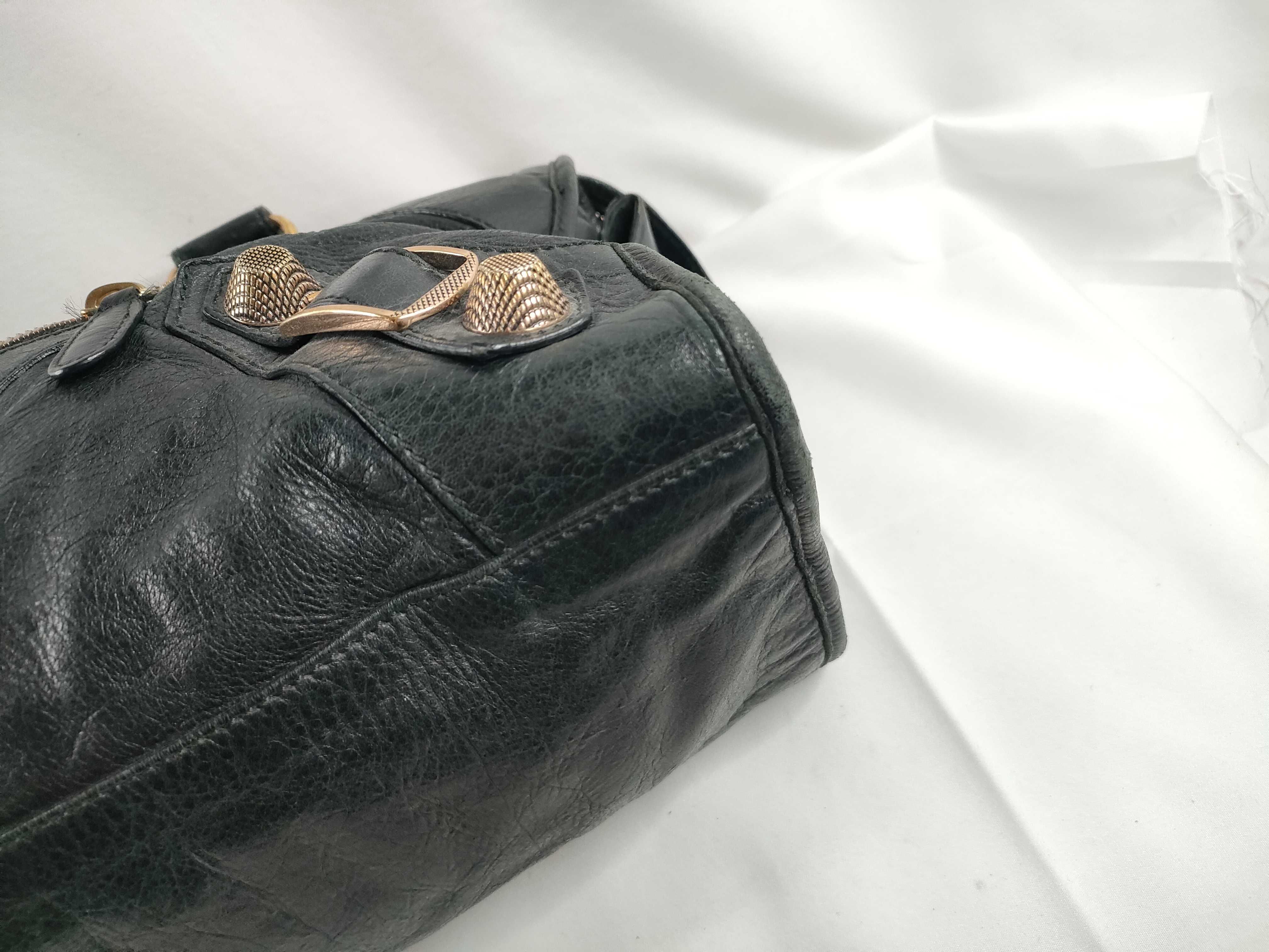ID - Giant Part Time Cow Skin 2-Way Shoulder Bag 173082 Mirror Included Tote Bag — view 5