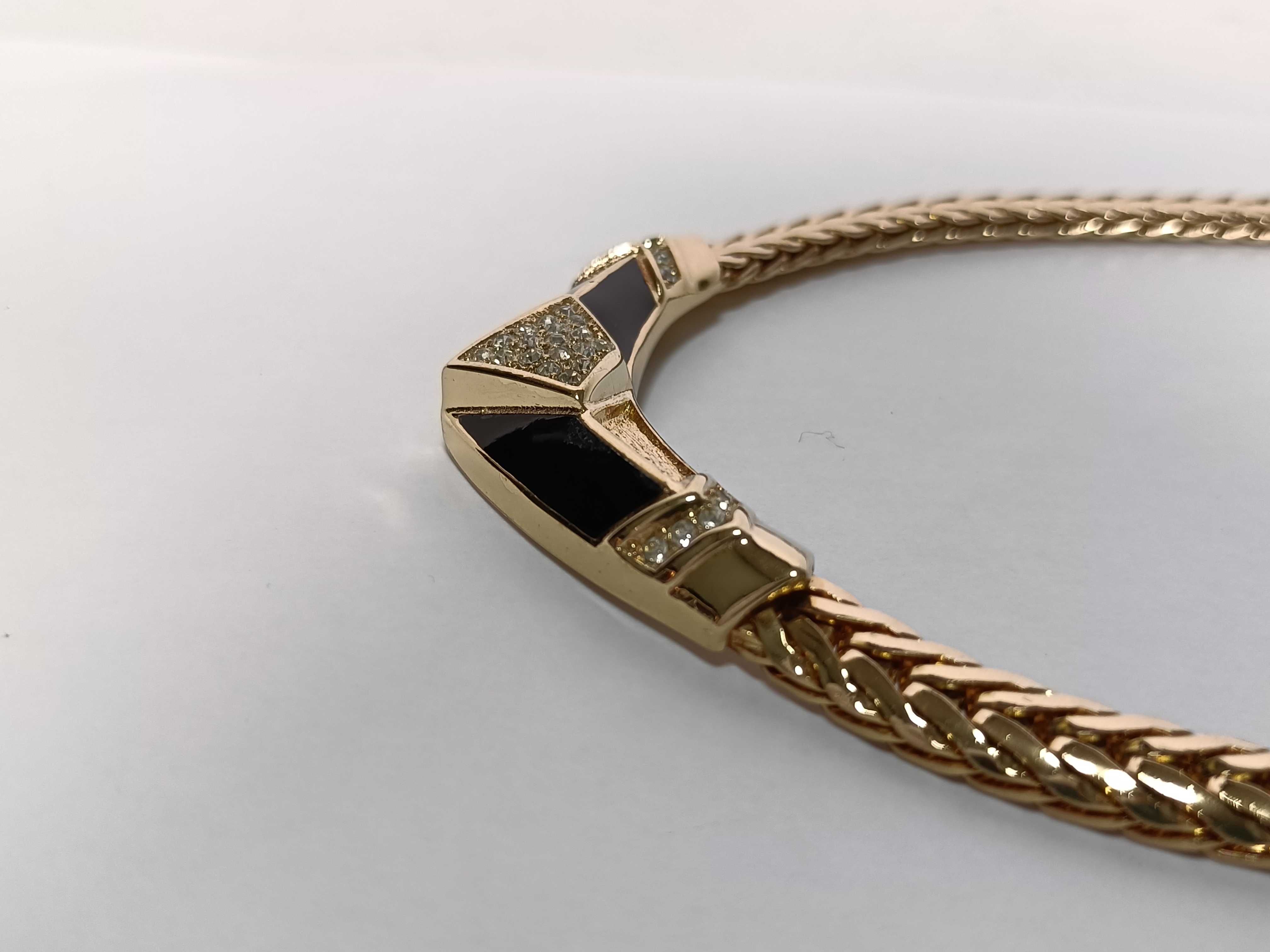 Christian Galliano era costume choker necklace, gold necklace — view 2