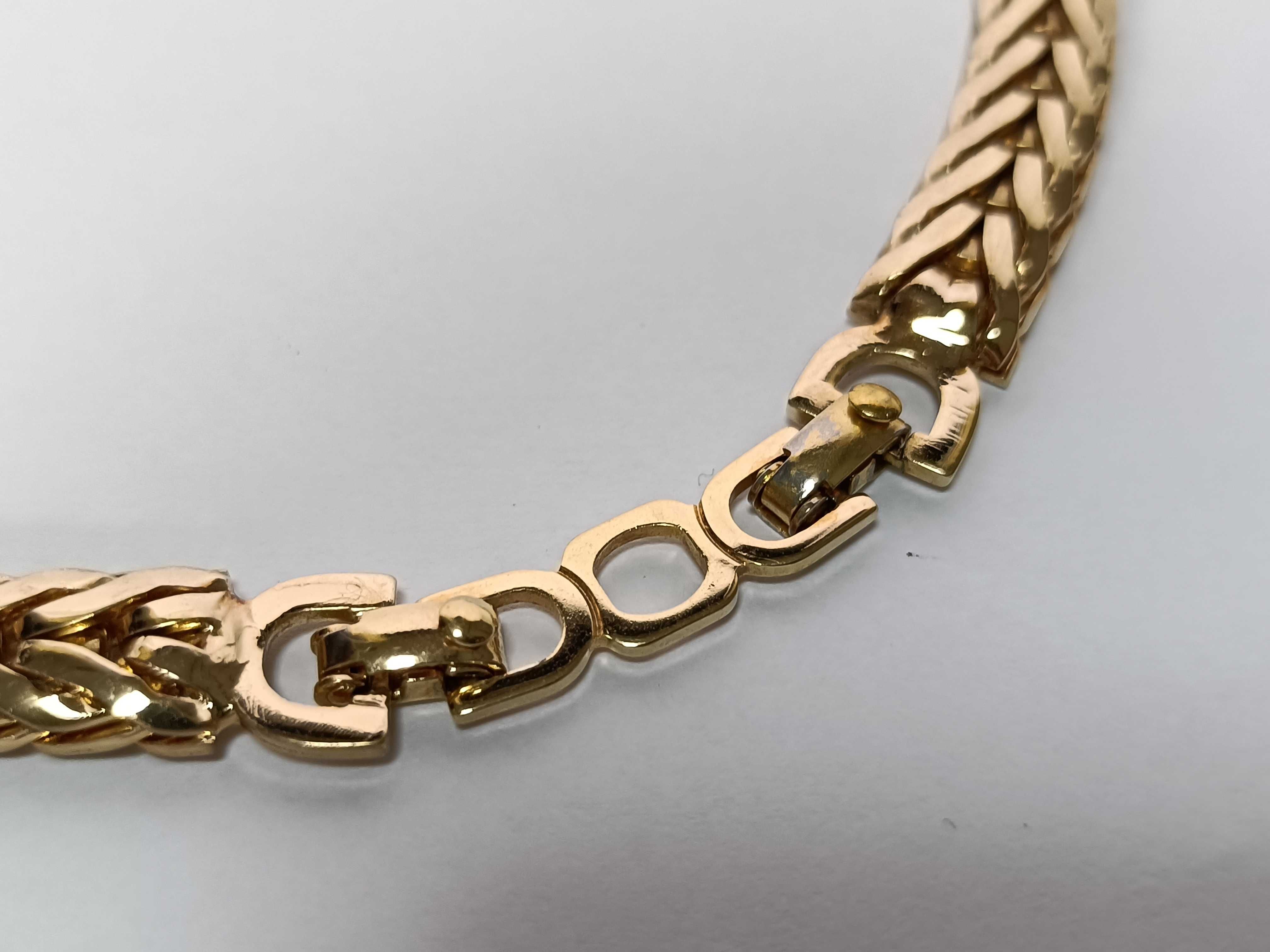 Christian Galliano era costume choker necklace, gold necklace — view 5