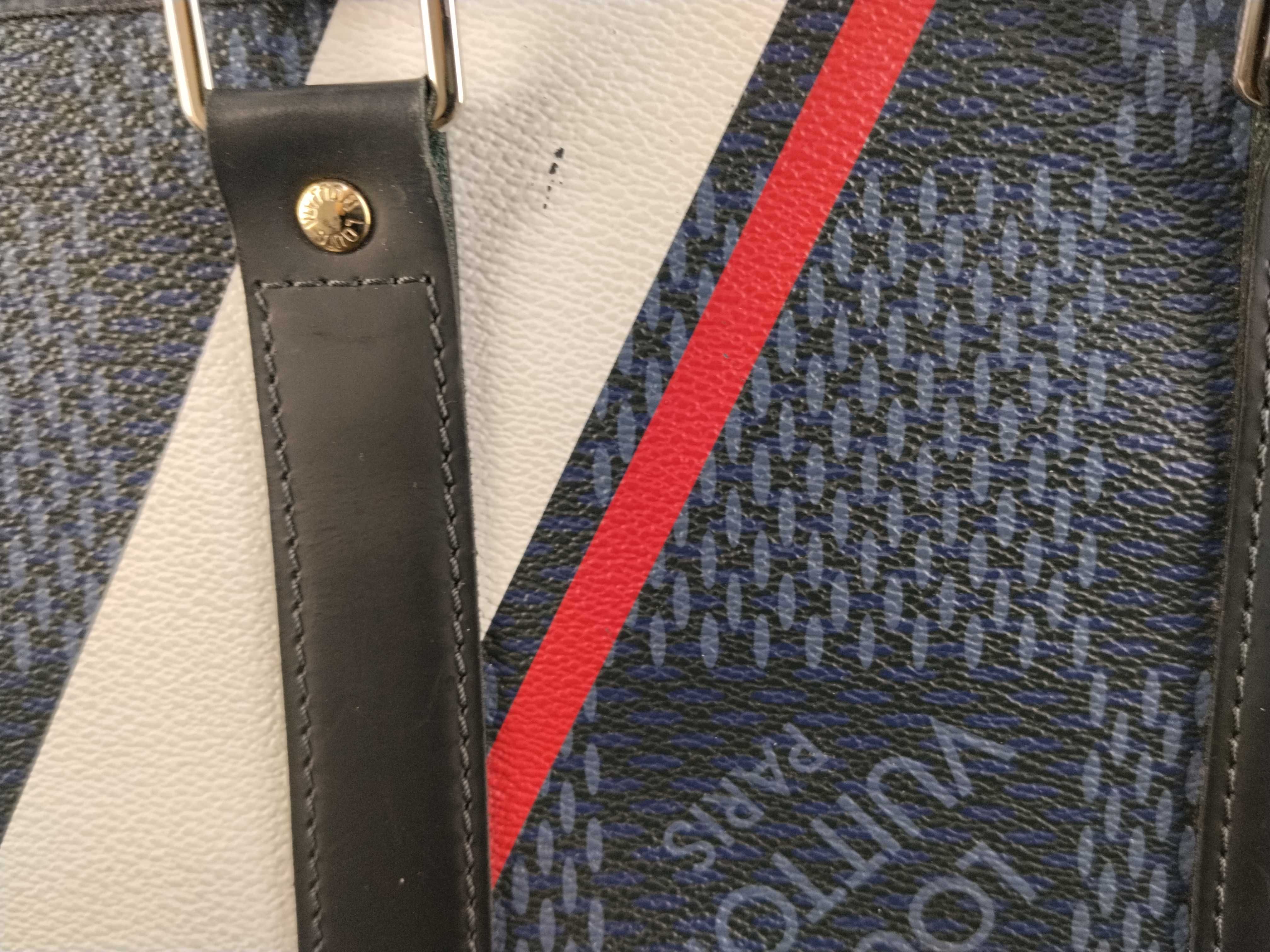 Damier Cobalt America's Cup Keepall Bandoulière 45 N44008 MB0187 Accessories: Shoulder strap, name tag, shoulder bag — view 13