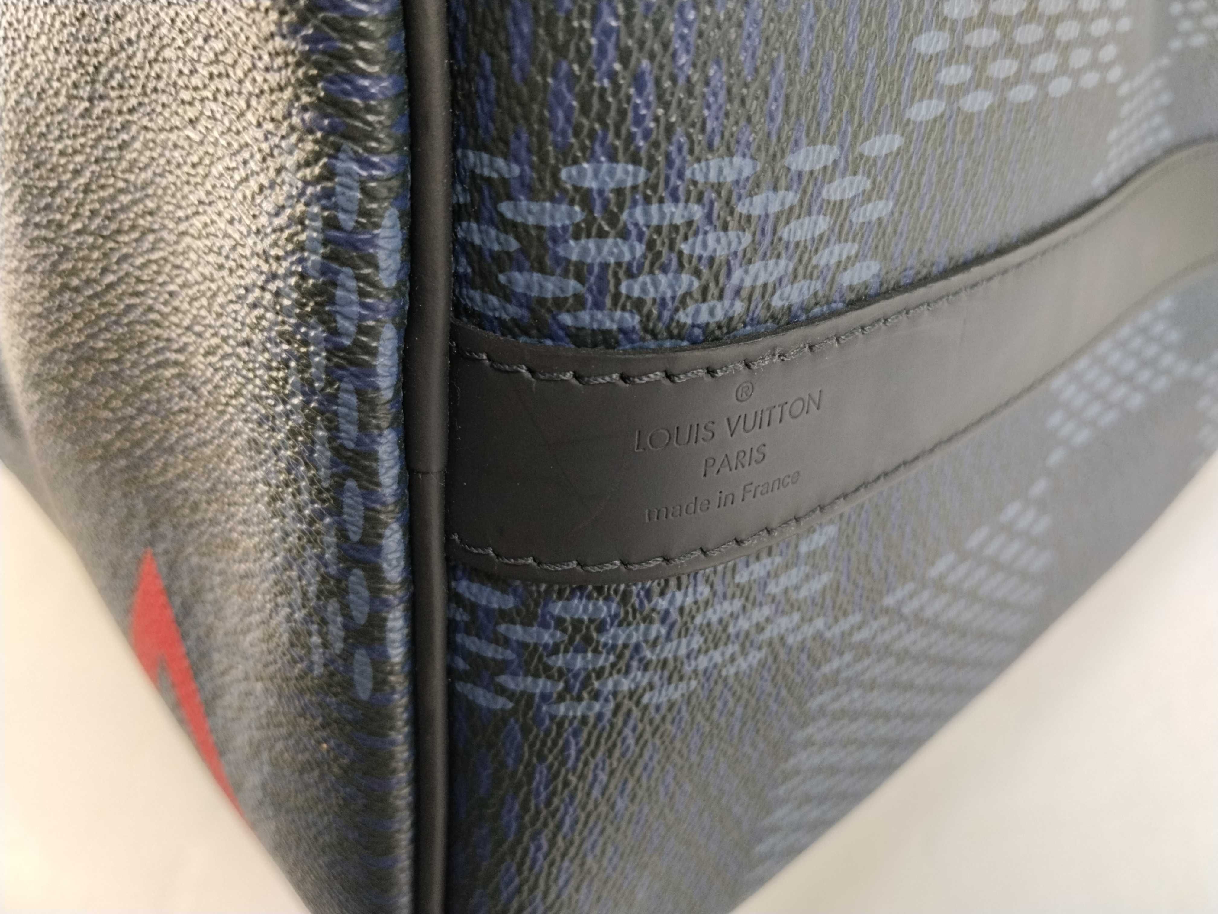 Damier Cobalt America's Cup Keepall Bandoulière 45 N44008 MB0187 Accessories: Shoulder strap, name tag, shoulder bag — view 9
