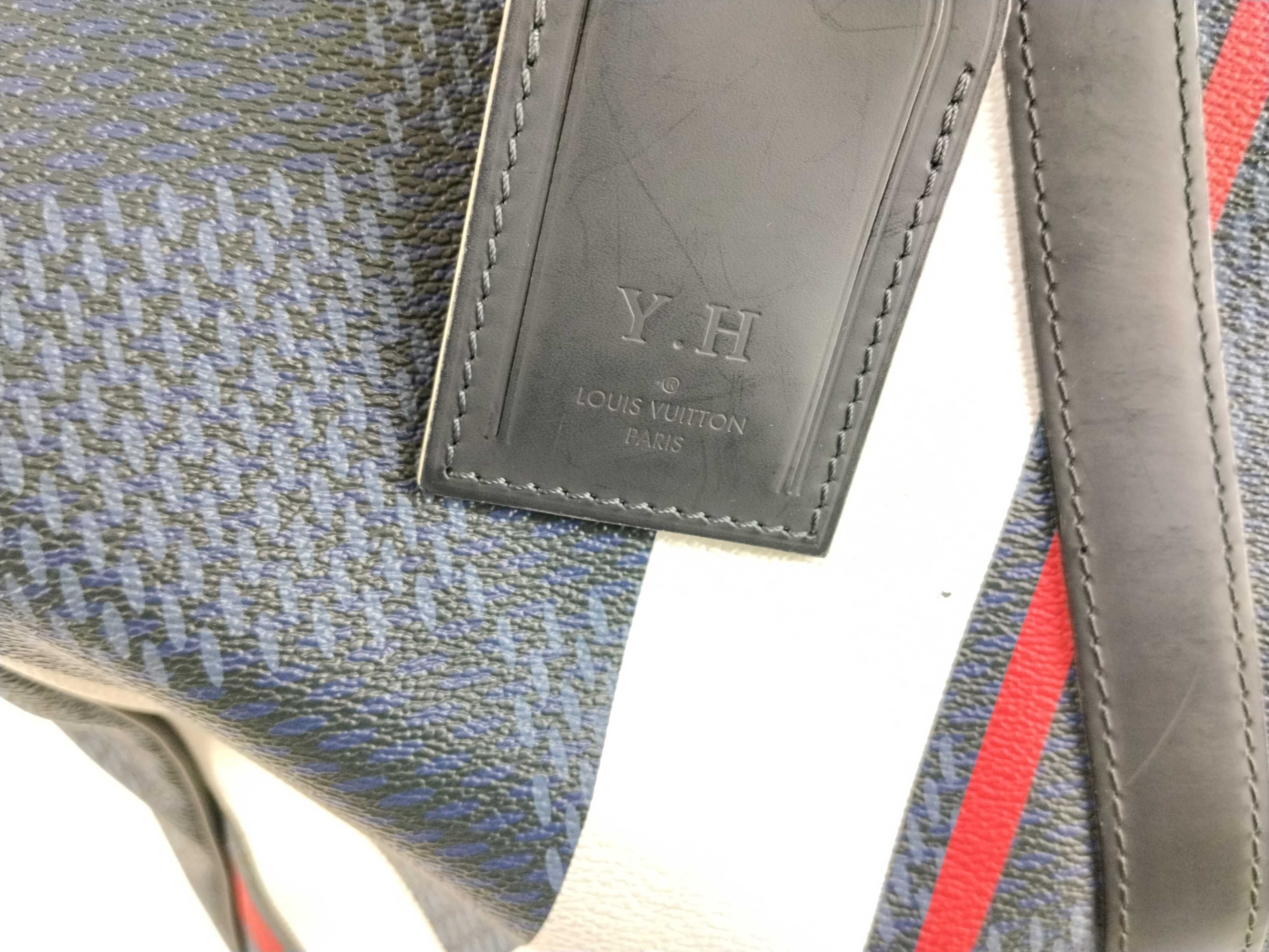 Damier Cobalt America's Cup Keepall Bandoulière 45 N44008 MB0187 Accessories: Shoulder strap, name tag, shoulder bag — view 10