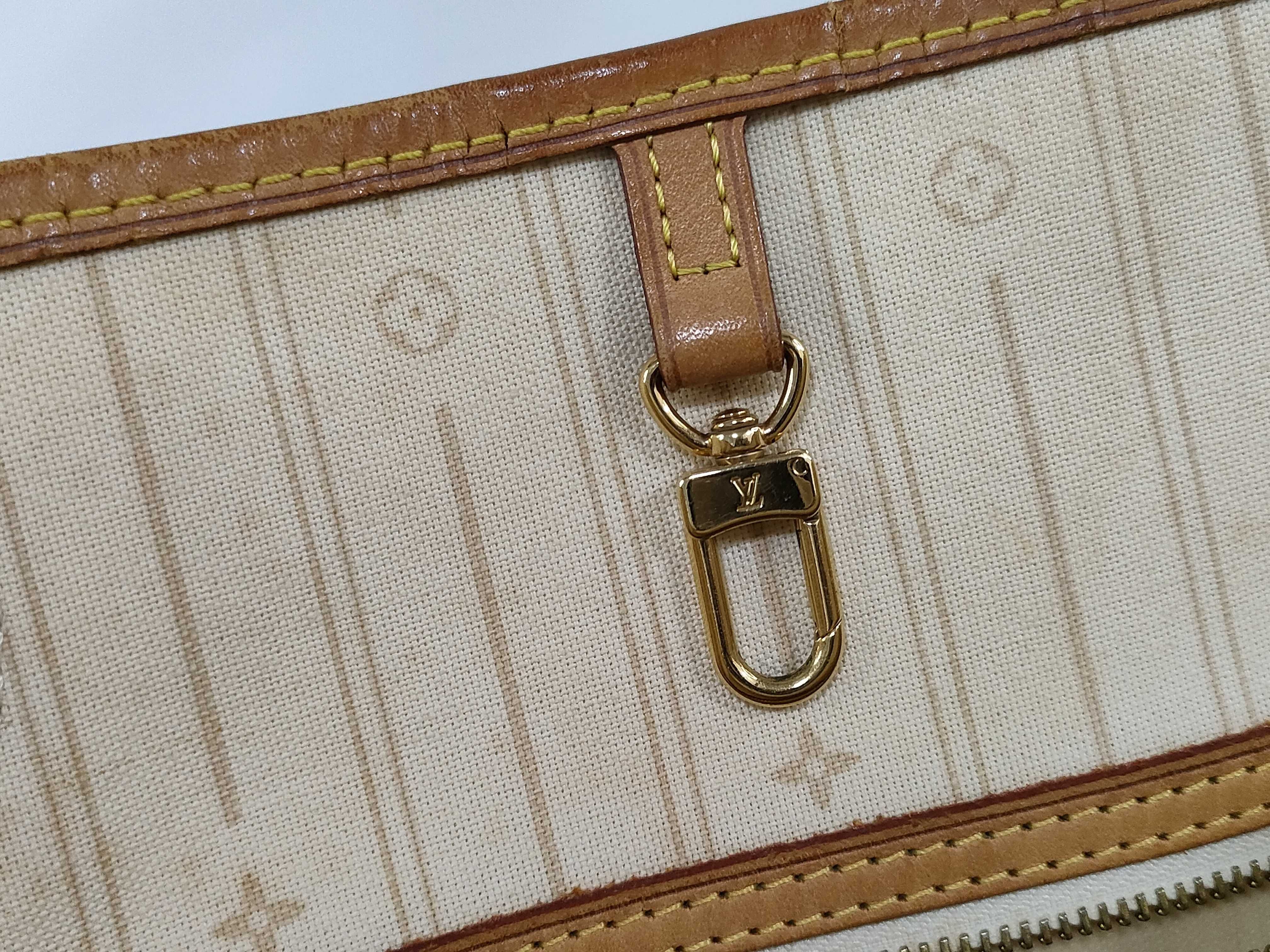 Damier Azur Neverfull MM Tote Bag — view 13