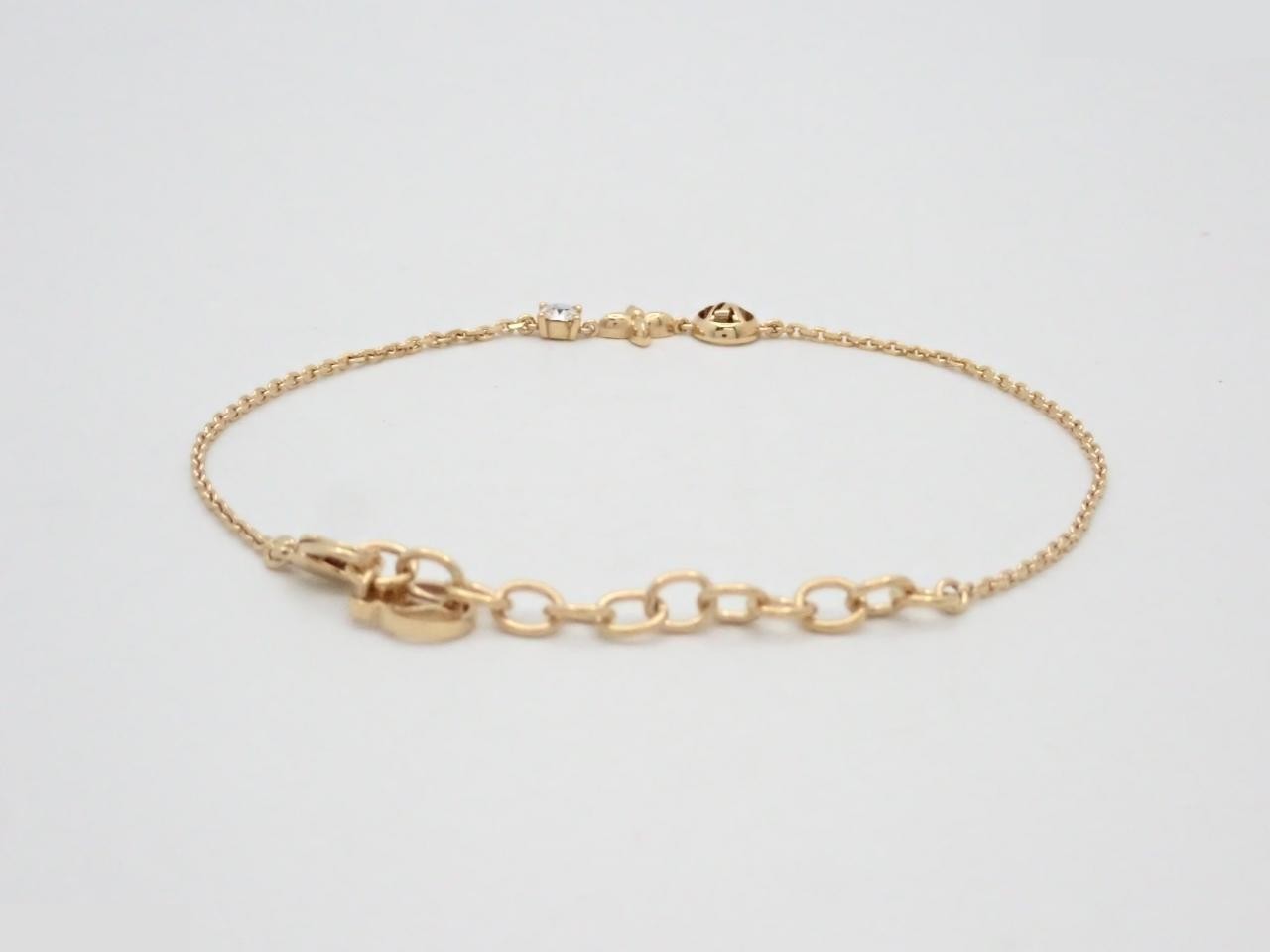 M00374 Brass Reptile Louis Bracelet, Gold (GP), Wrist size approximately 20cm — view 2