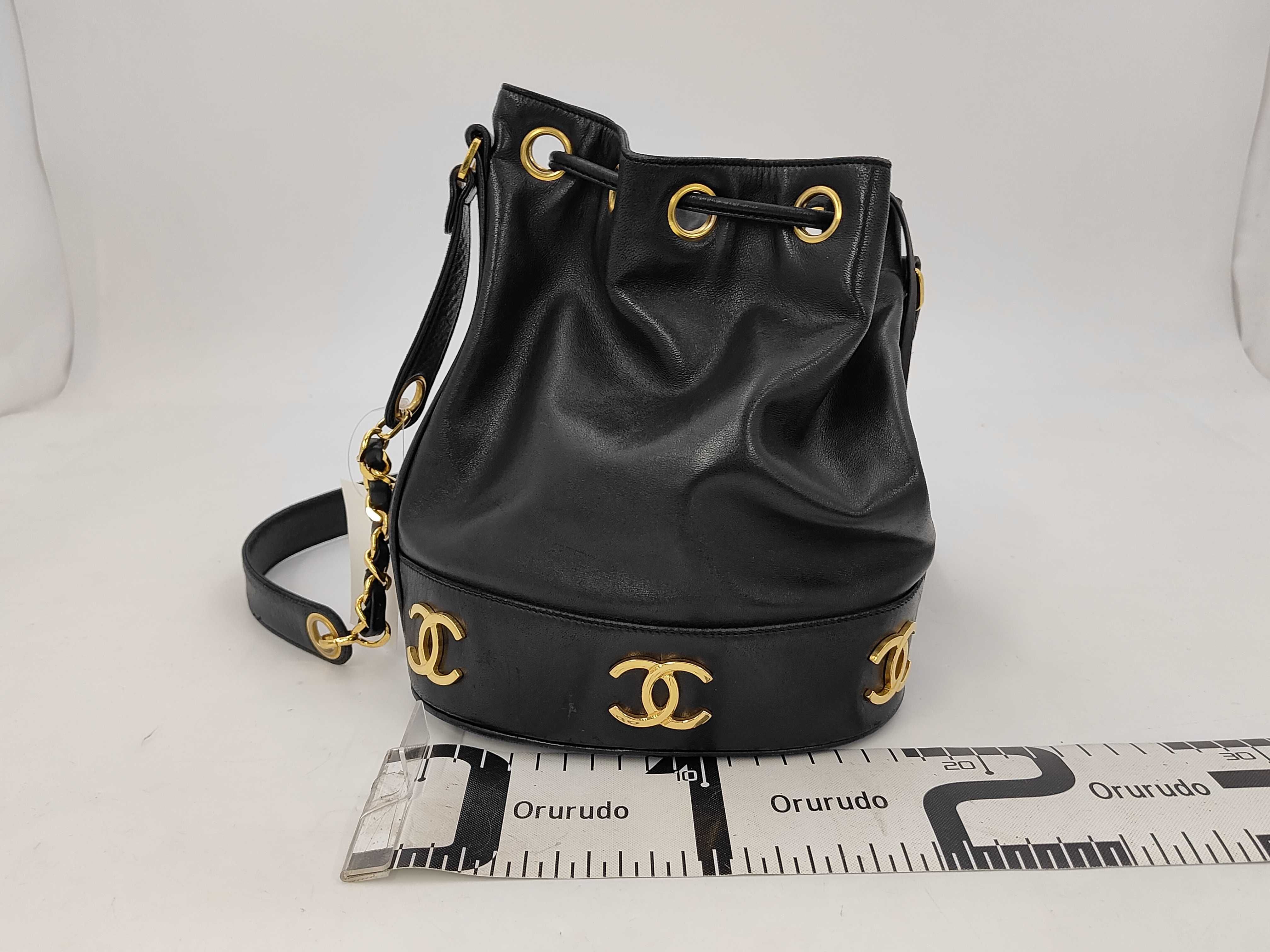 Lambskin Coco Drawstring Shoulder Bag — view 2