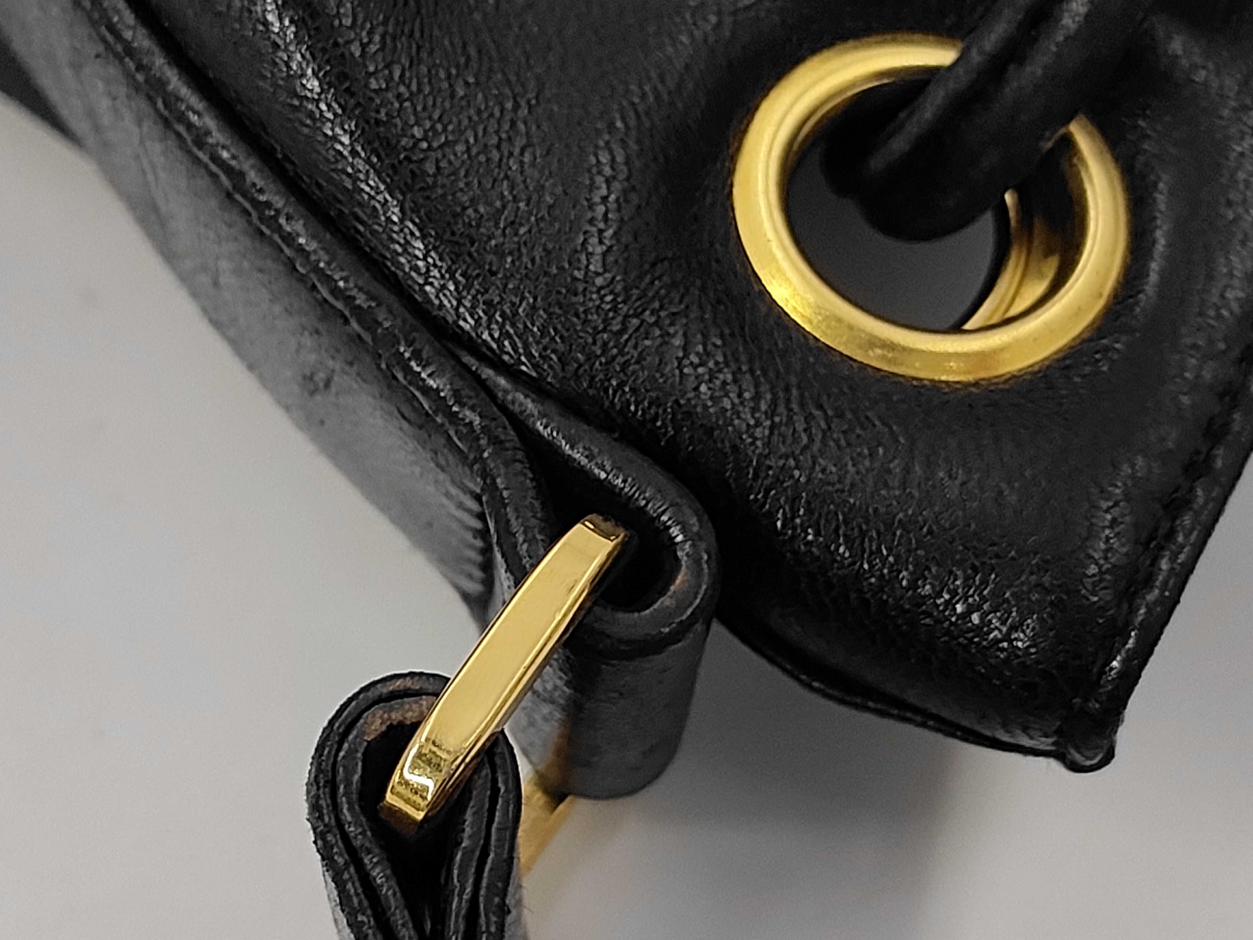 Lambskin Coco Drawstring Shoulder Bag — view 7