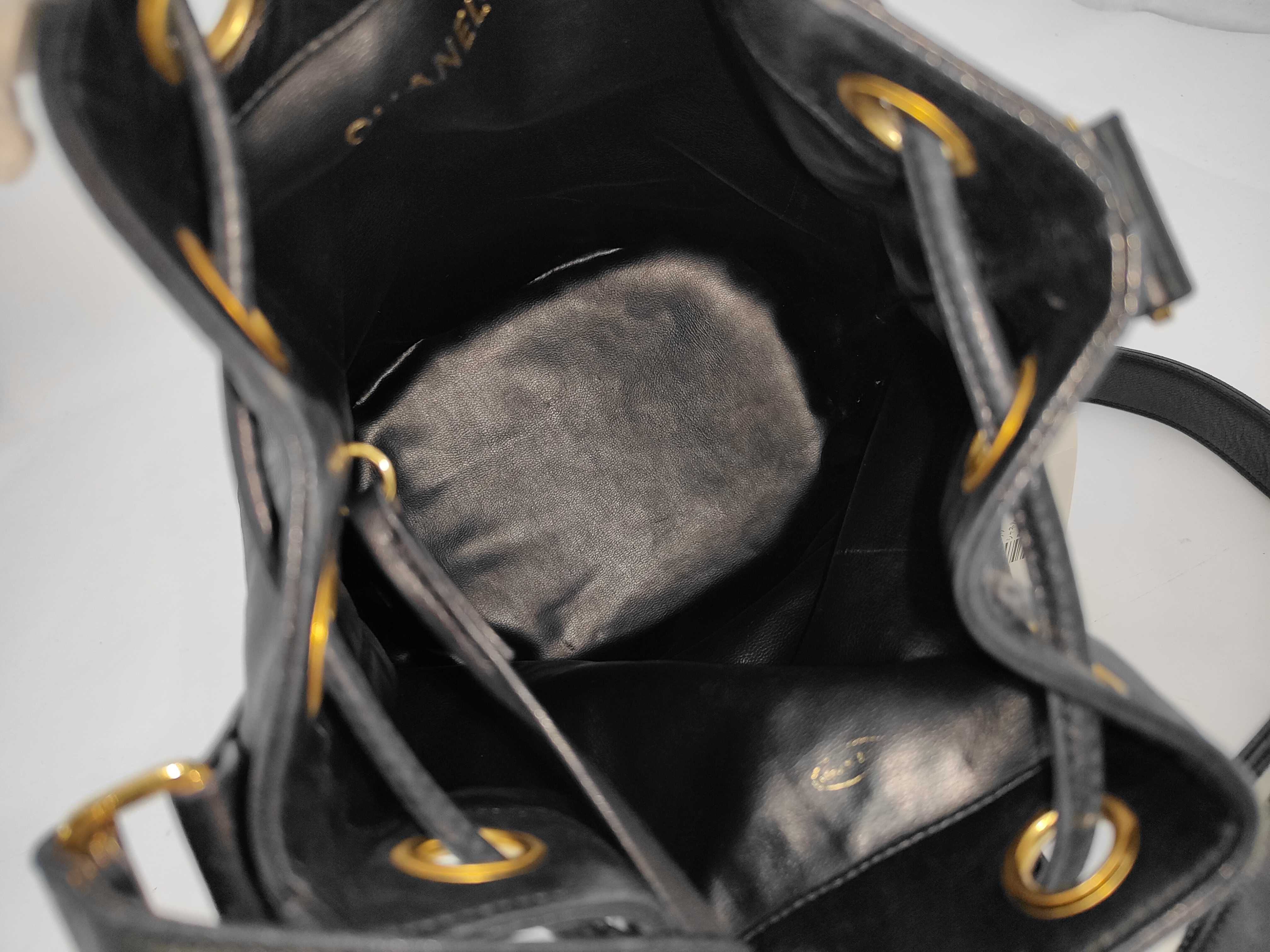 Lambskin Coco Drawstring Shoulder Bag — view 8