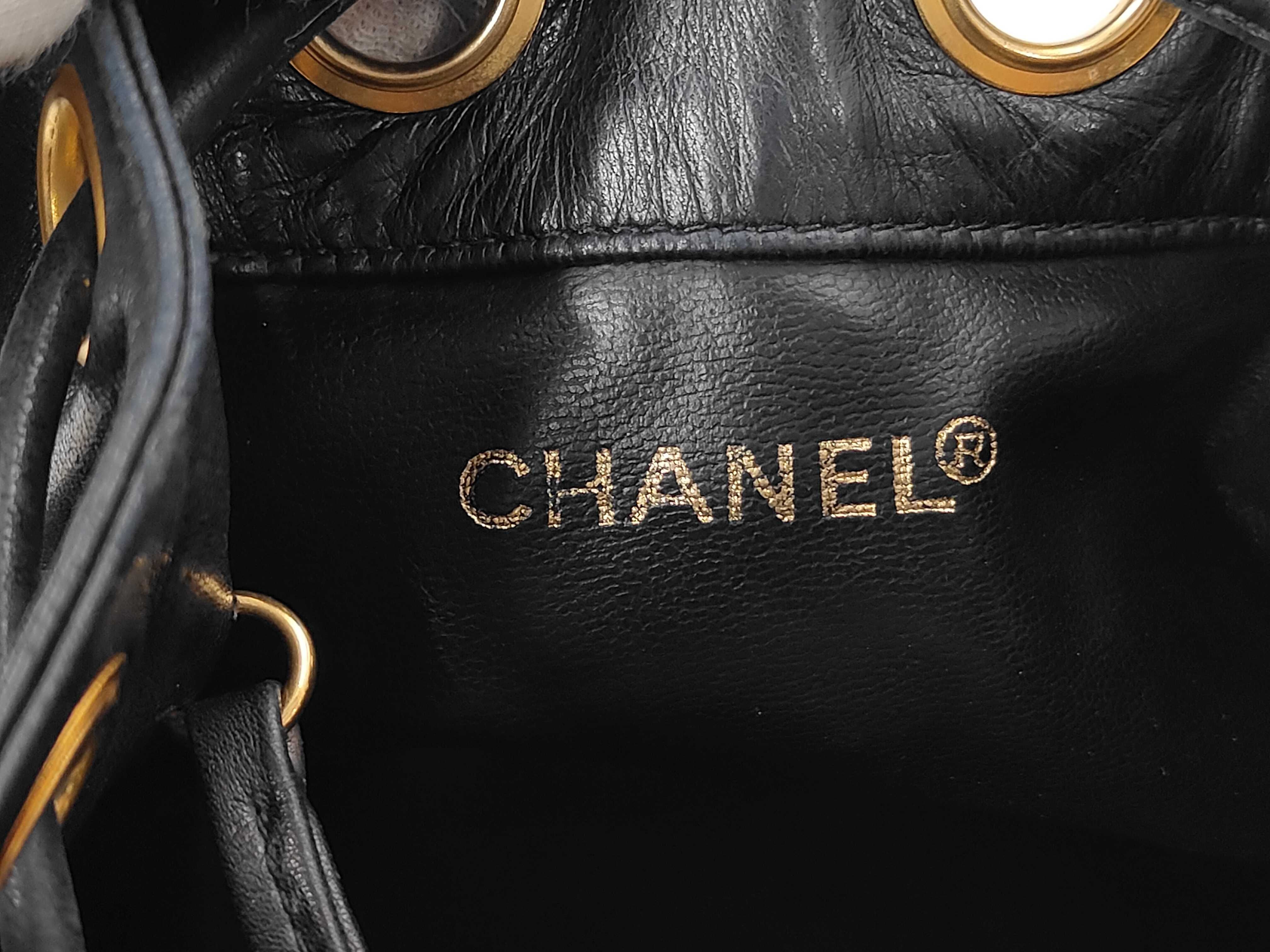 Lambskin Coco Drawstring Shoulder Bag — view 9