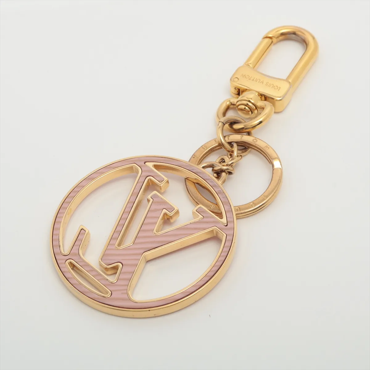 M68465 Portocle LV Circle CX0251 Charm GP Pink x Red Thread — view 2