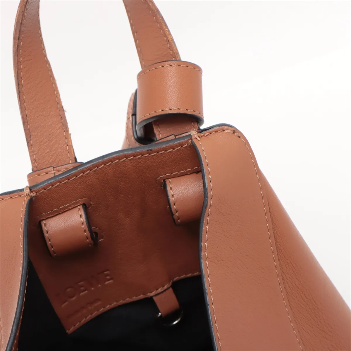 Hammock Small Leather 2WAY Handbag Brown — view 14