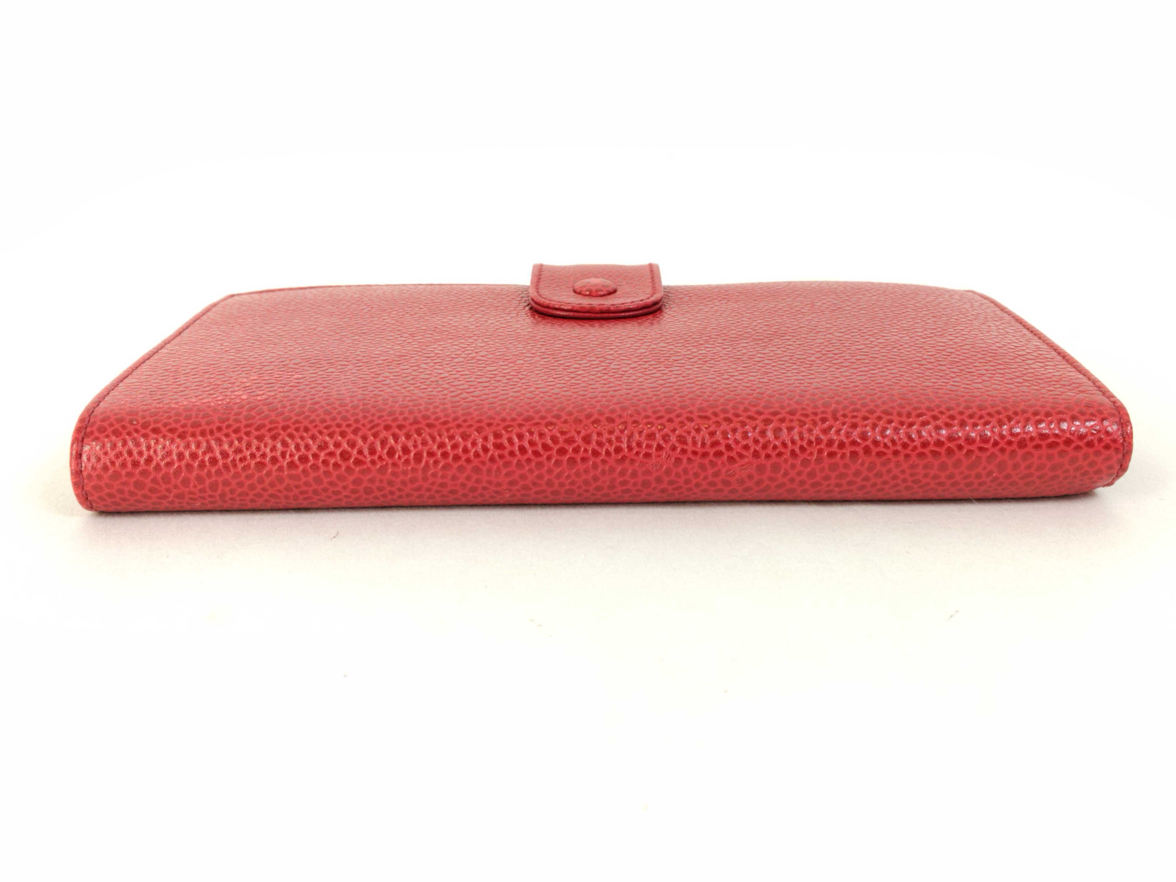 Caviar Skin Coco Clasp Wallet — view 5