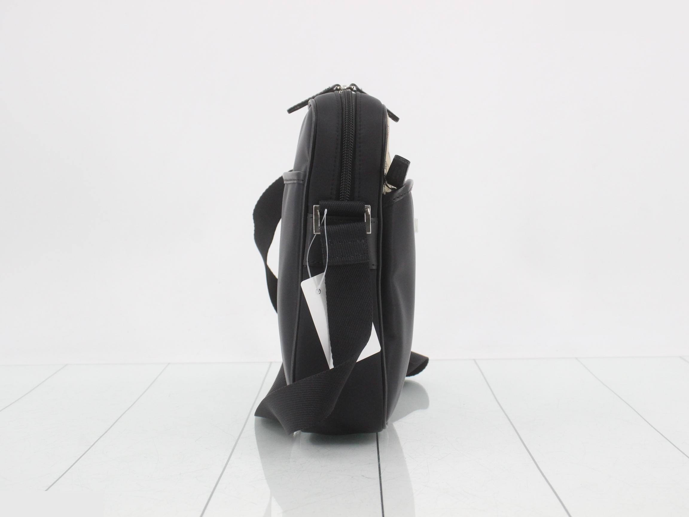Black Label Shoulder Bag, Black Check — view 4