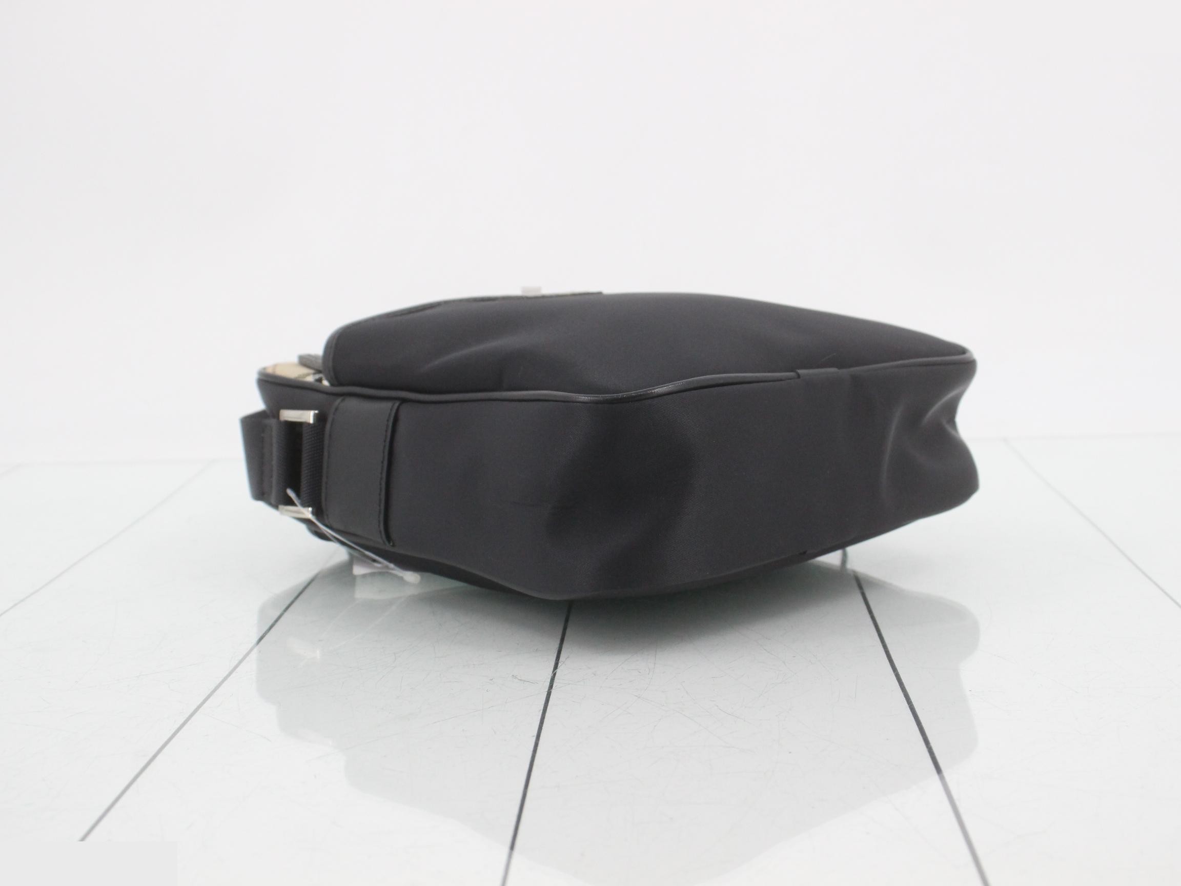 Black Label Shoulder Bag, Black Check — view 5