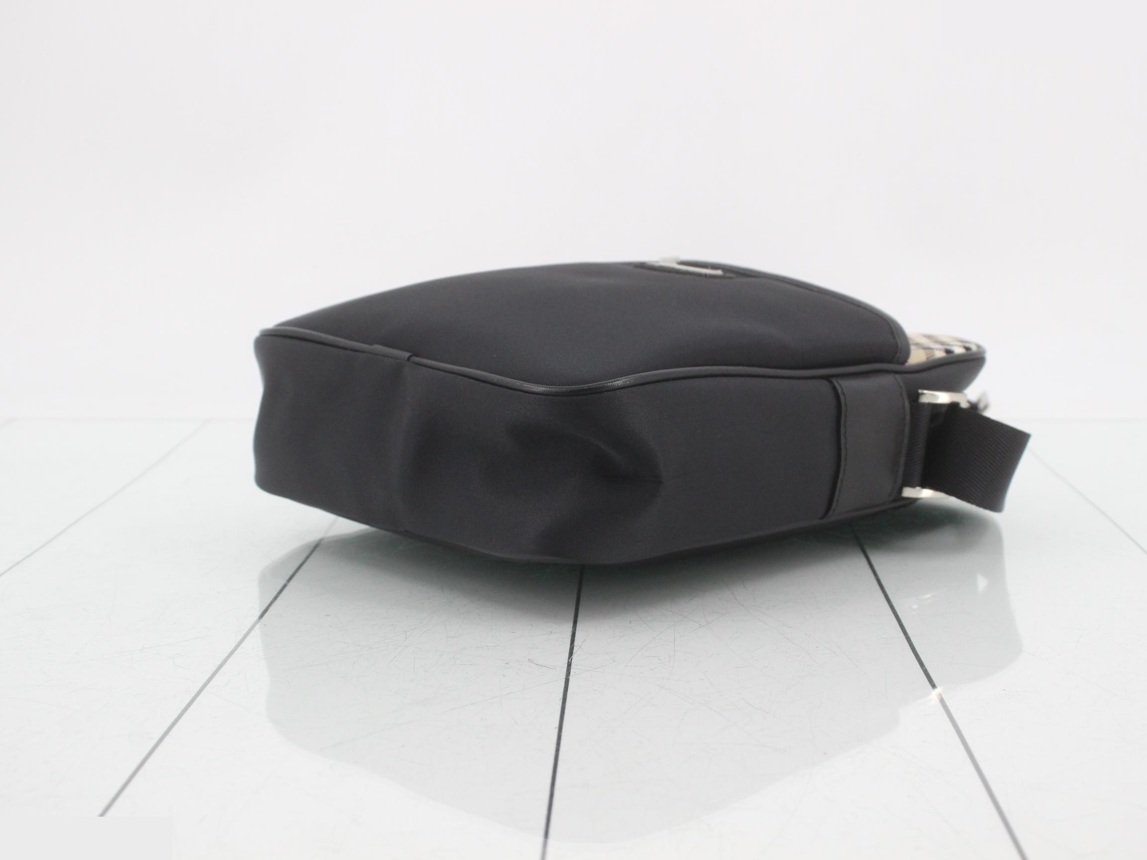 Black Label Shoulder Bag, Black Check — view 6