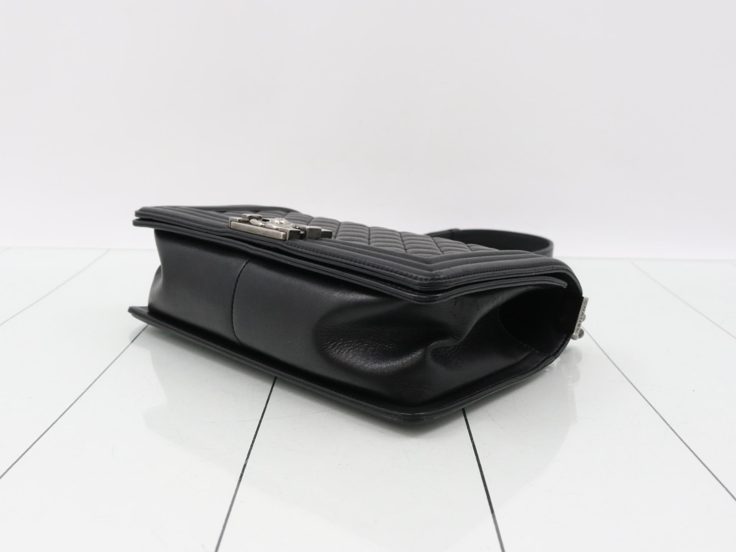 BOY CHANEL Handbag, Metallic Lambskin — view 6
