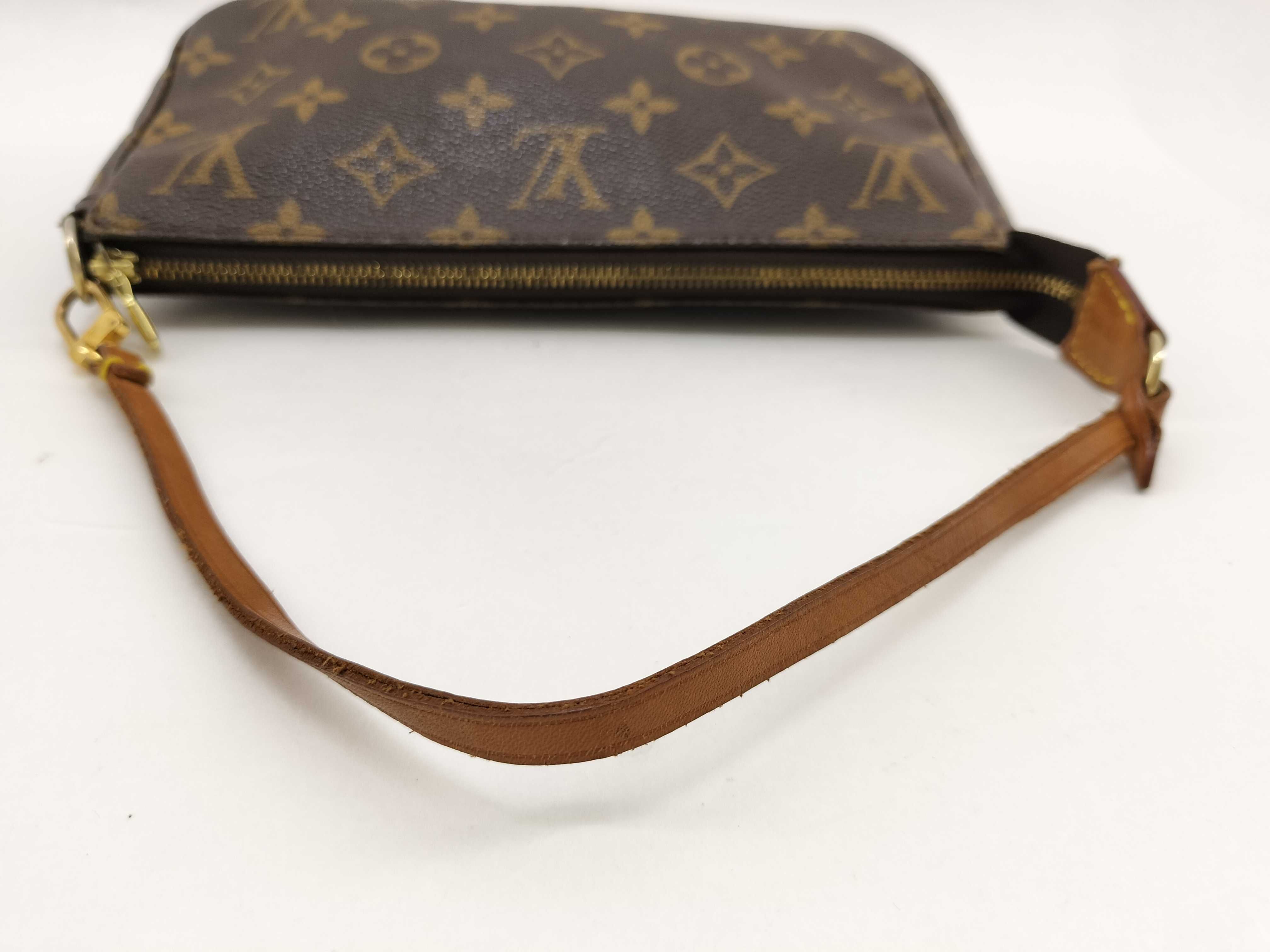 Monogram Louis Vuitton Monogram Pochette Accessoires M51980 Handbag Pouch — view 7