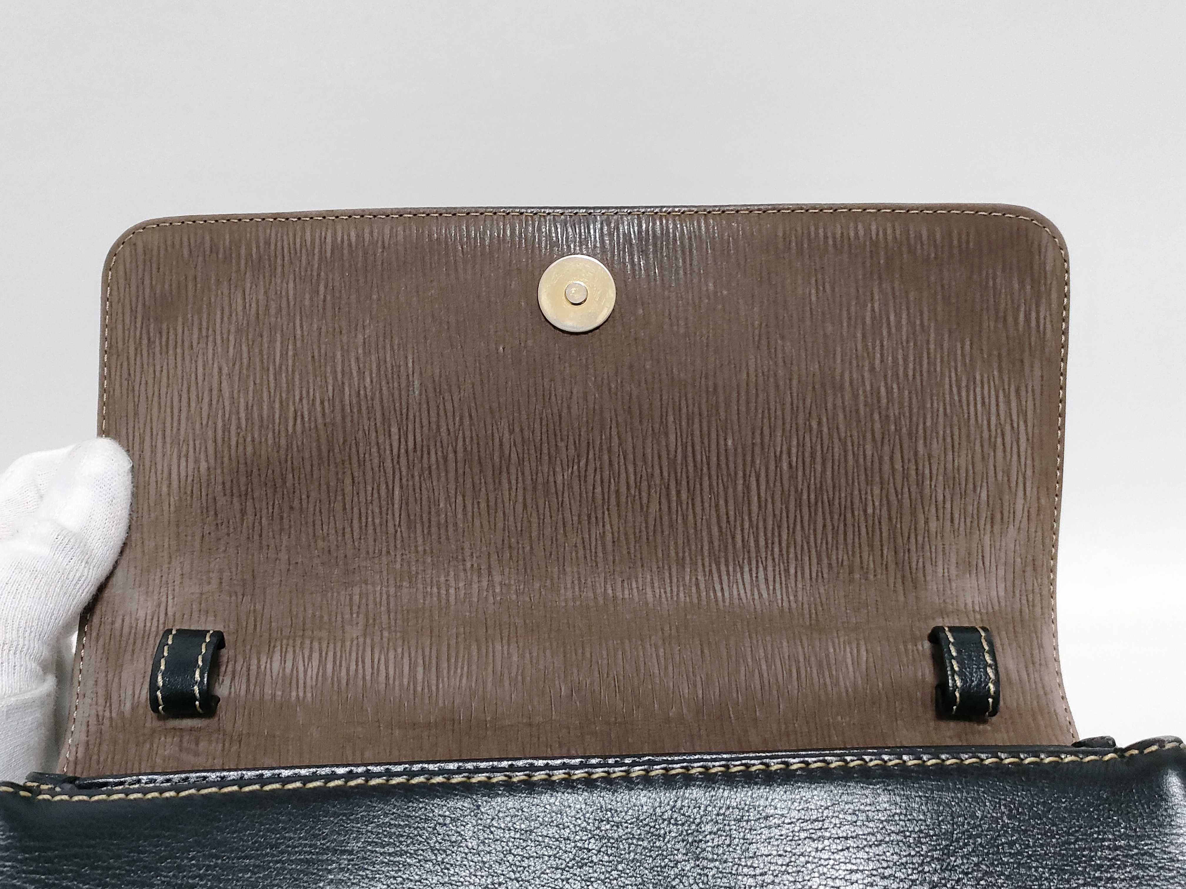 Velázquez Black Brown Handbag Shoulder Bag with Shoulder Strap — view 9