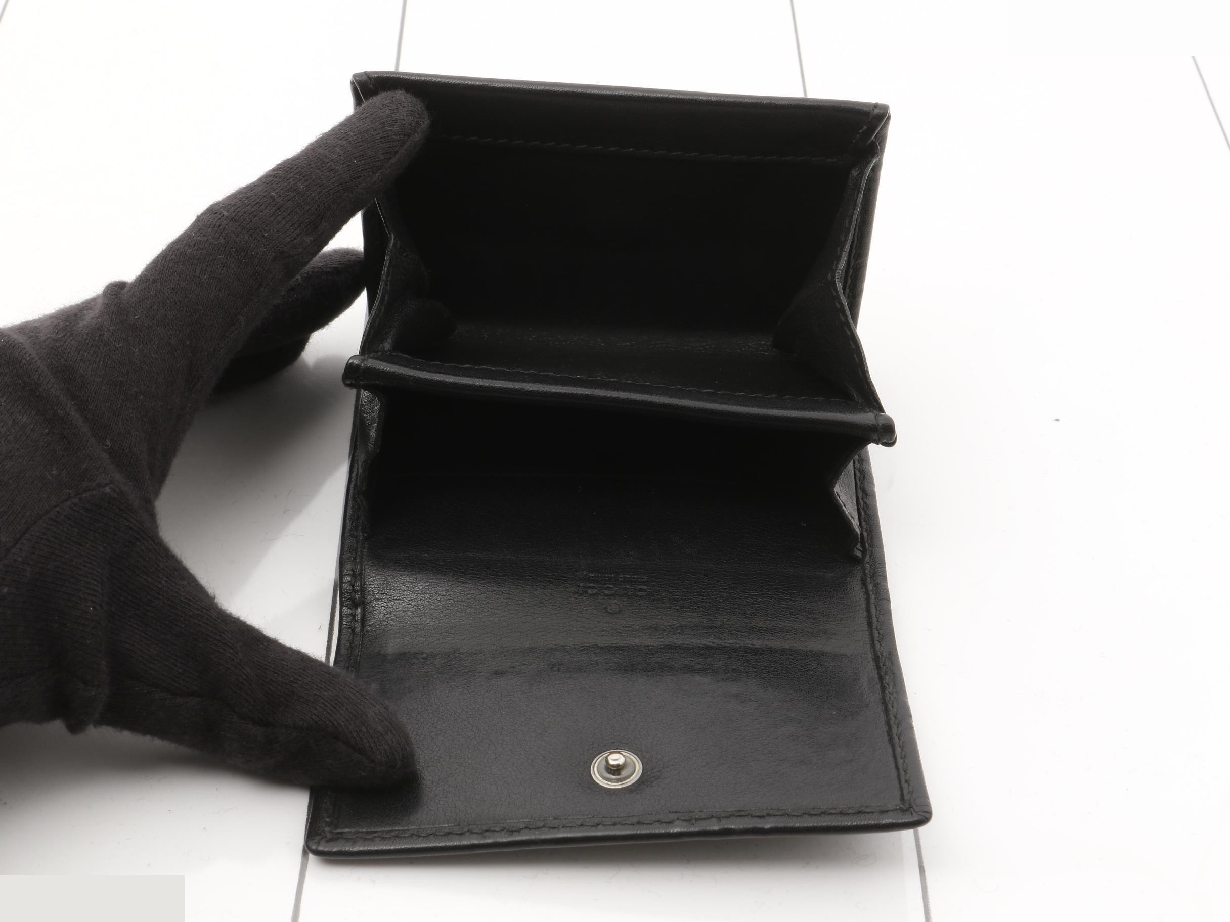 Guccissima (bag) card case, leather, black, 120964 — view 4