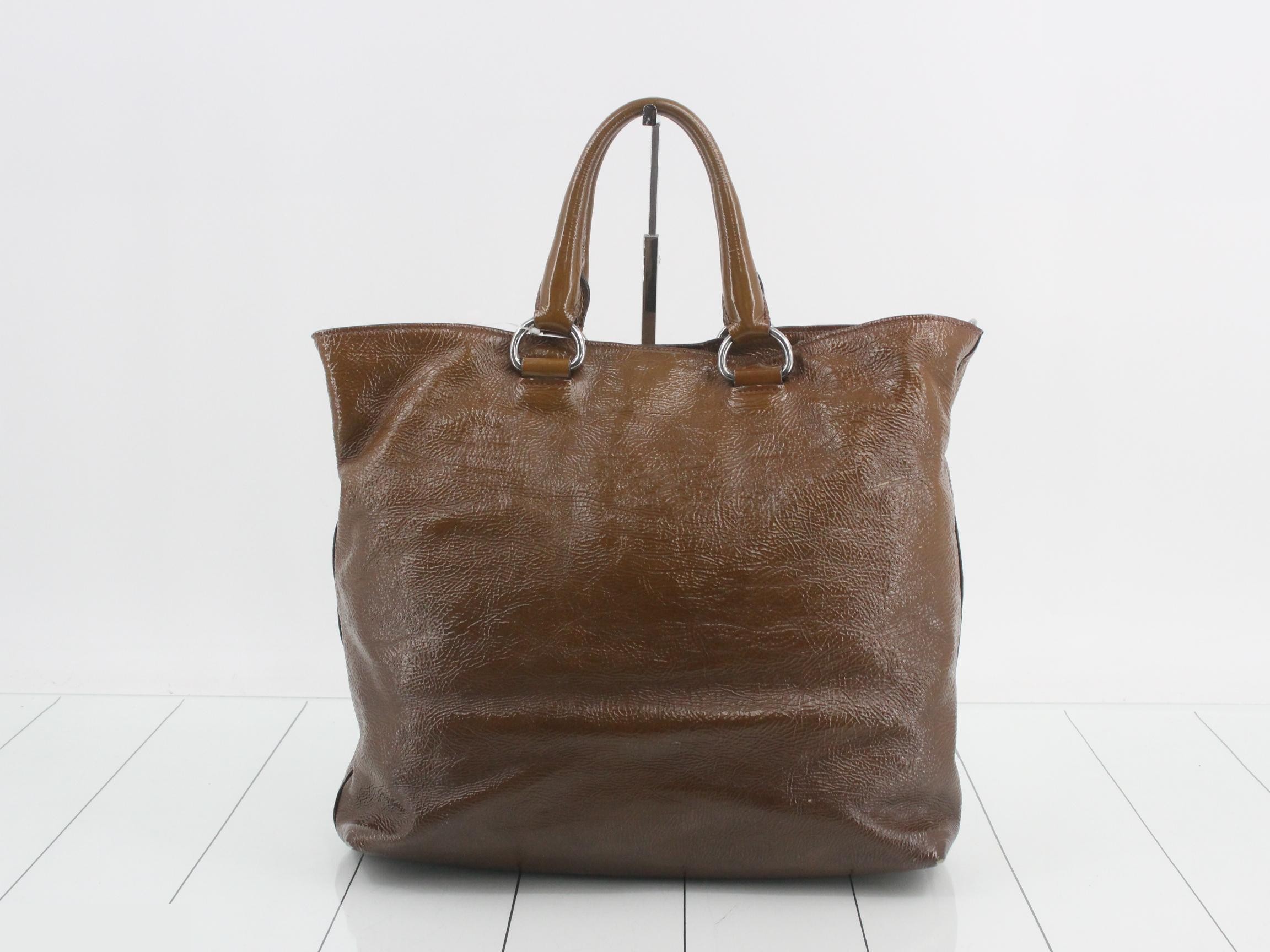 Shoulder bag, 2-way, patent leather — view 2