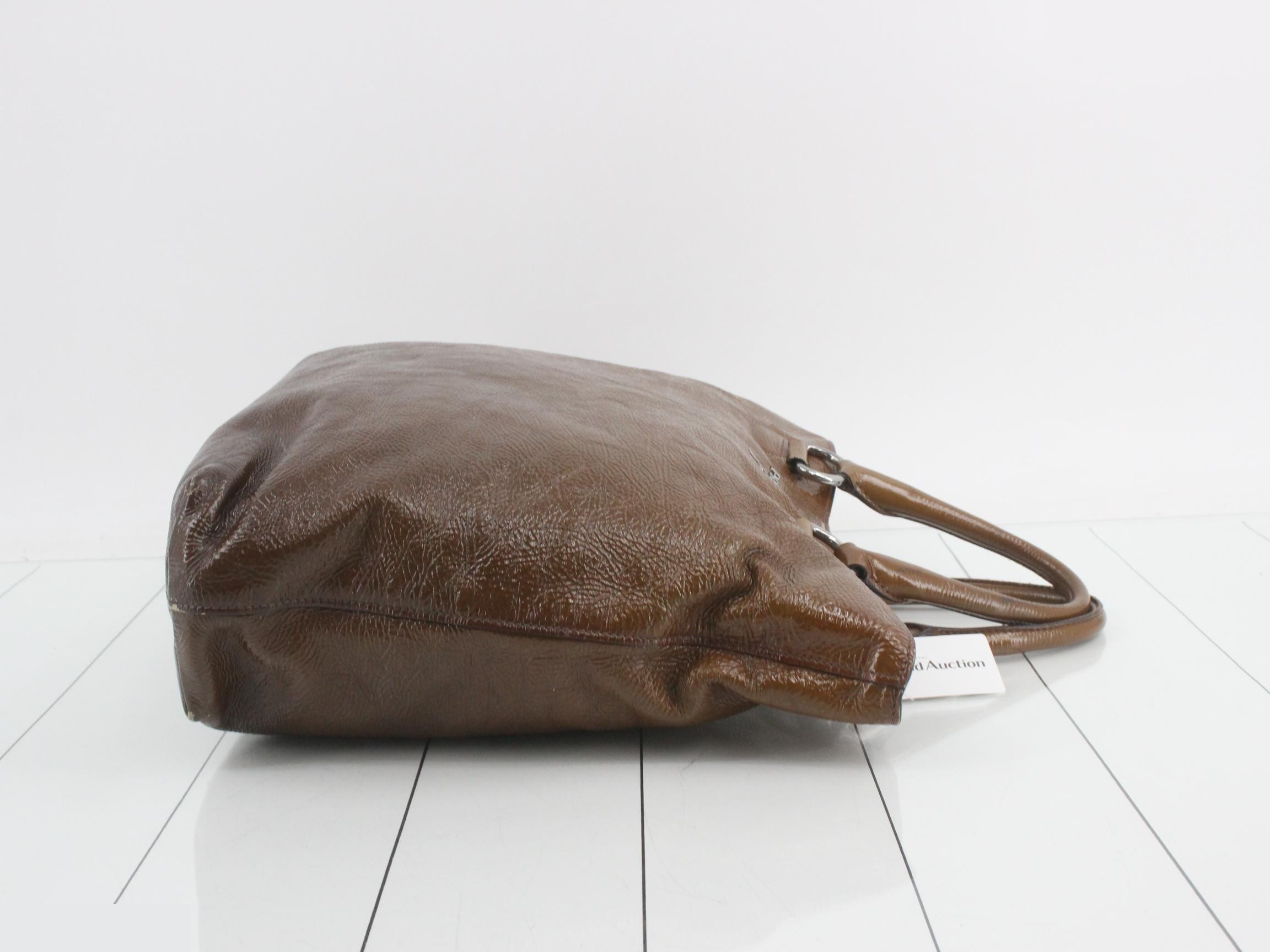 Shoulder bag, 2-way, patent leather — view 3